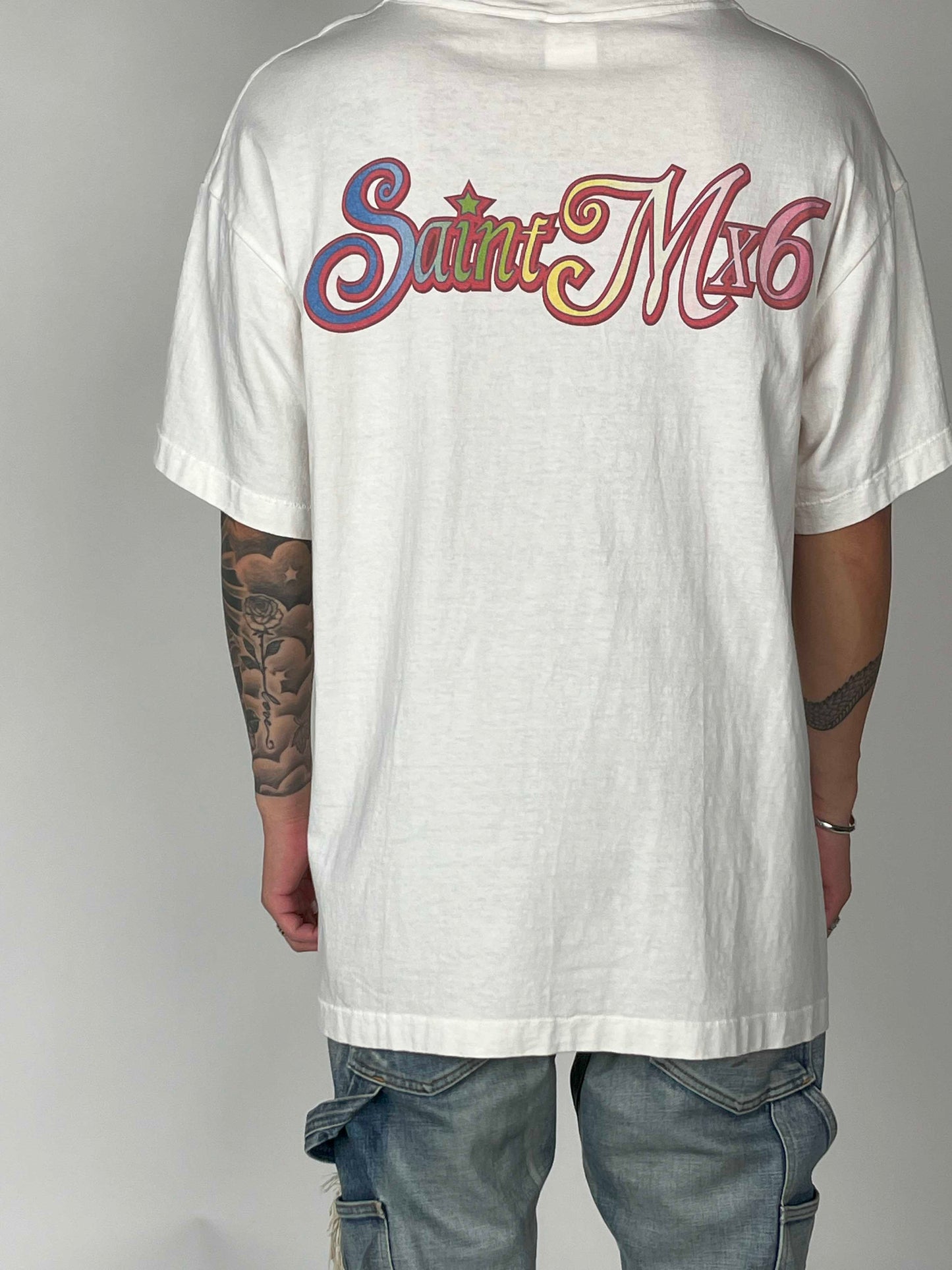 Saint Michael Sunglass S/S Tee White