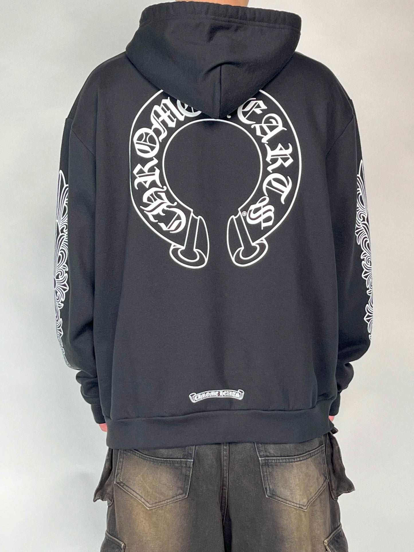 Chrome hearts Horseshoe Pullover Hoodie Black