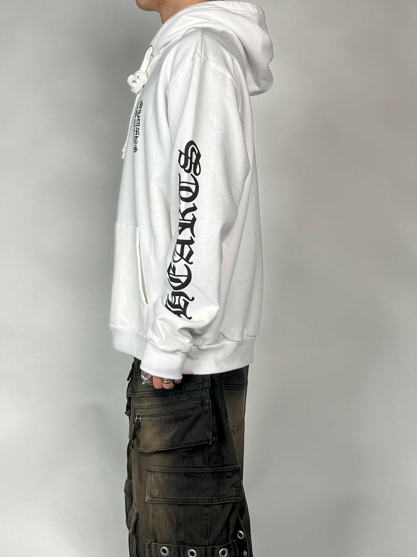 Chrome hearts Arm logo swtshrt Pullover white
