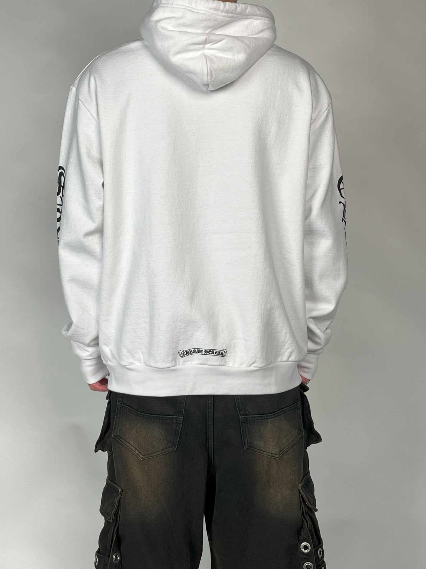 Chrome hearts Arm logo swtshrt Pullover white