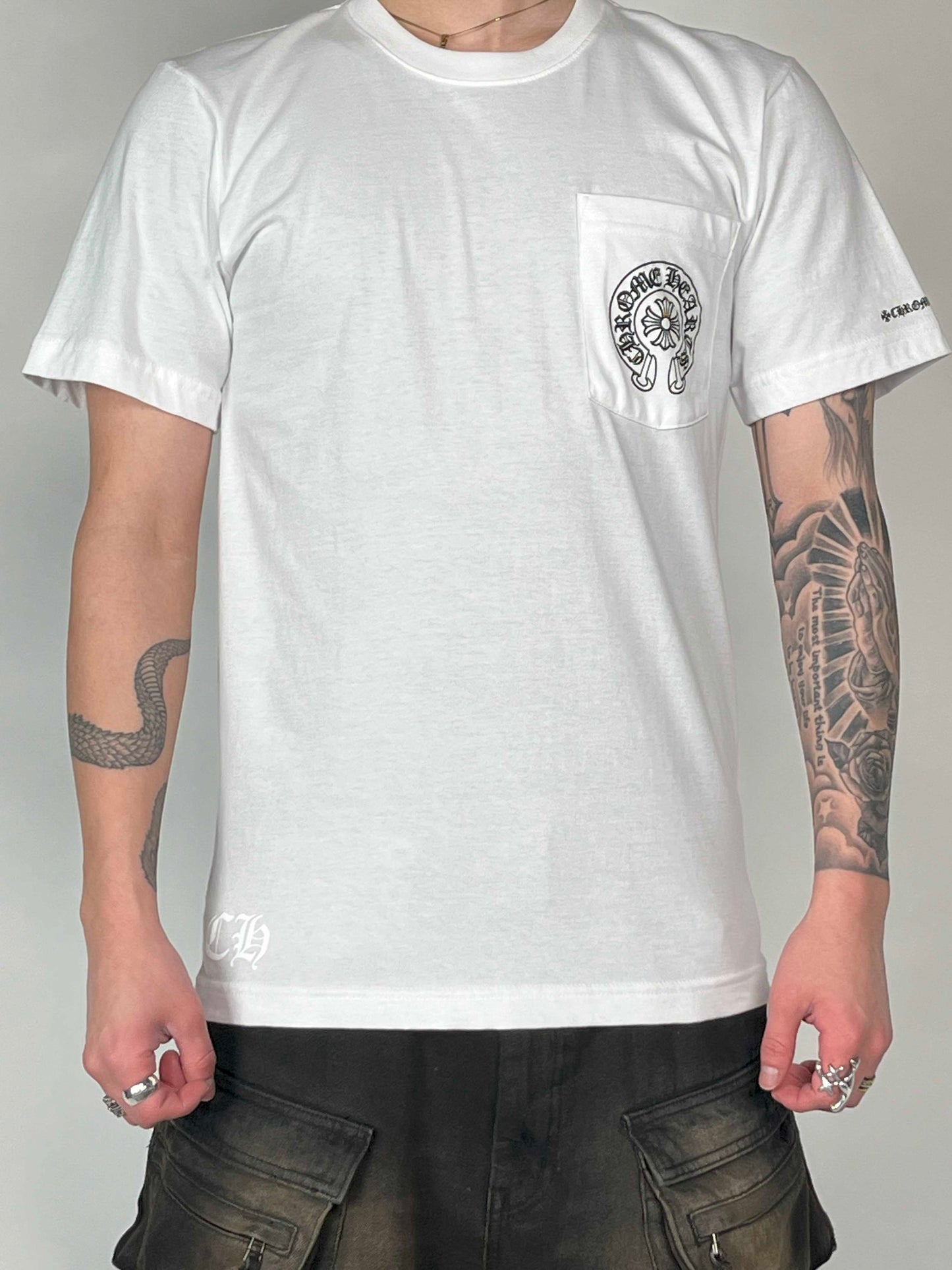 Chrome hearts Horseshoe S/S Tee white