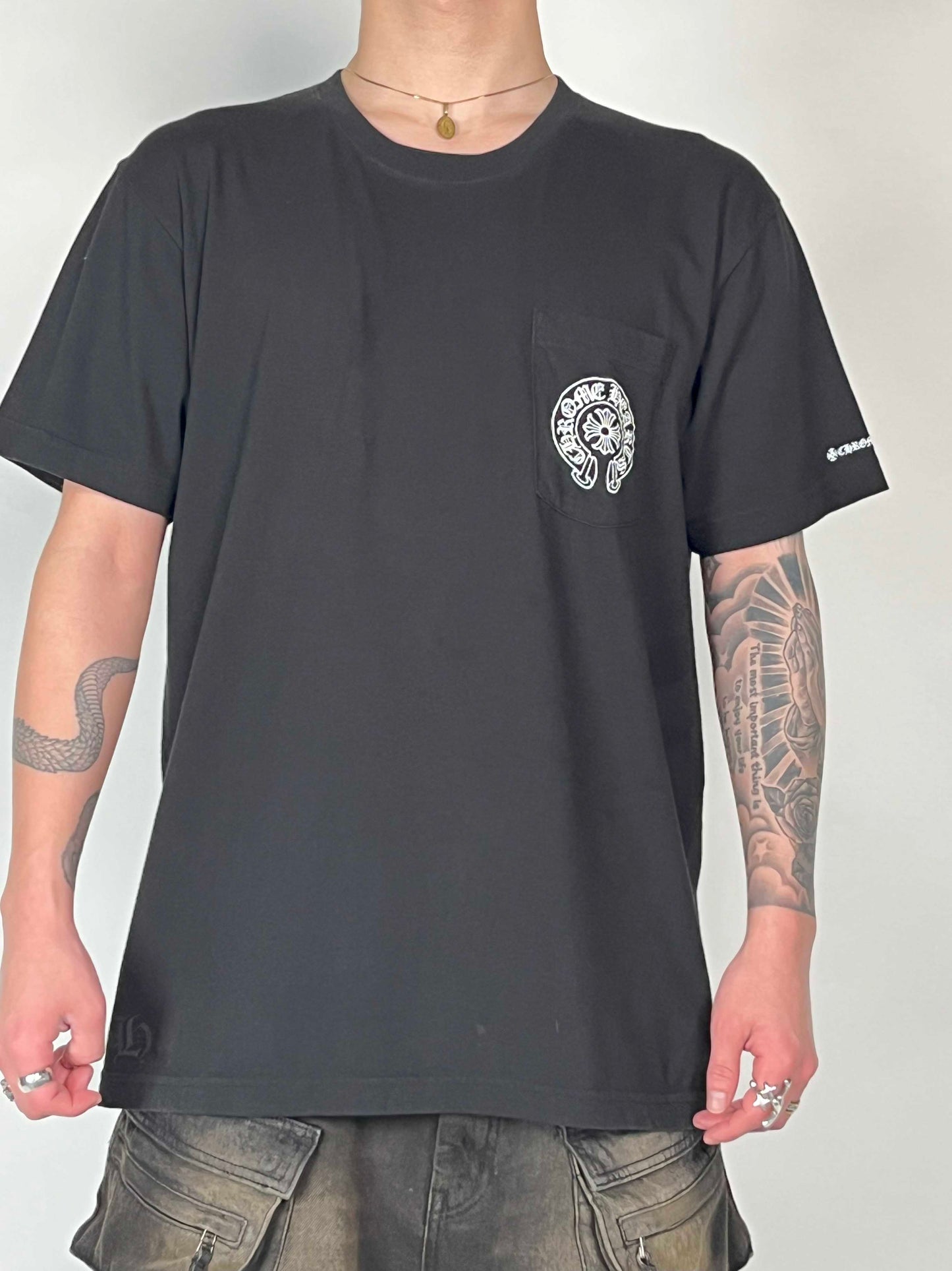 Chrome hearts Horseshoe S/S Tee Black