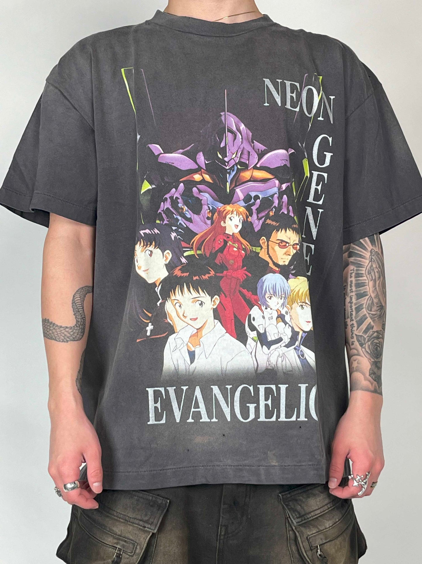 Saint Michael x EVANGELION NEONGENESIS S/S Tee white