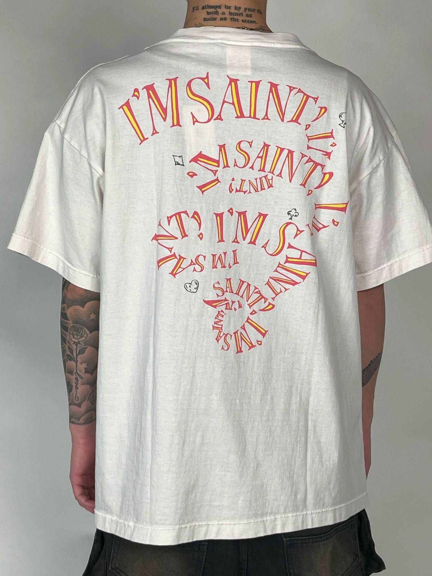 Saint Michael Mad Hatter S/S Tee White XL