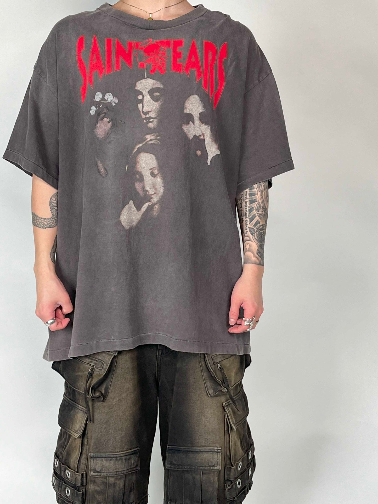 Saint Michael x Denim Tears Face S/S Tee Black