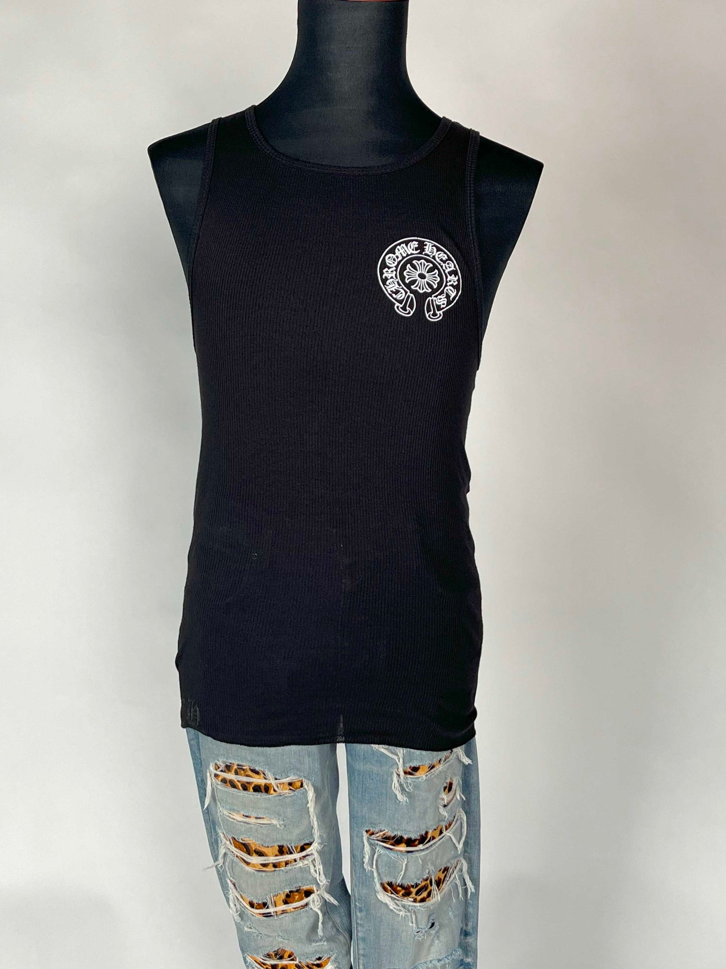 Chrome Hearts Horseshoe Tank Top Black