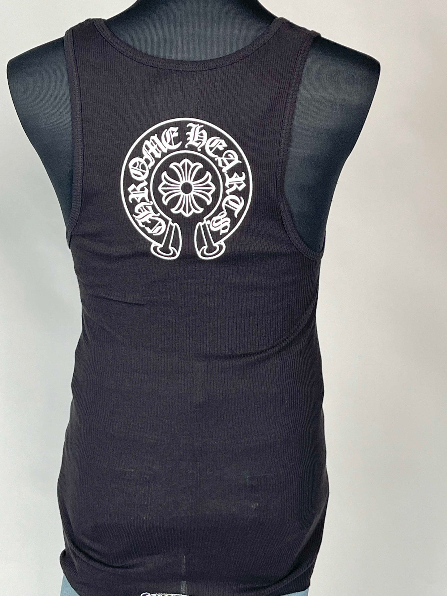 Chrome Hearts Horseshoe Tank Top Black