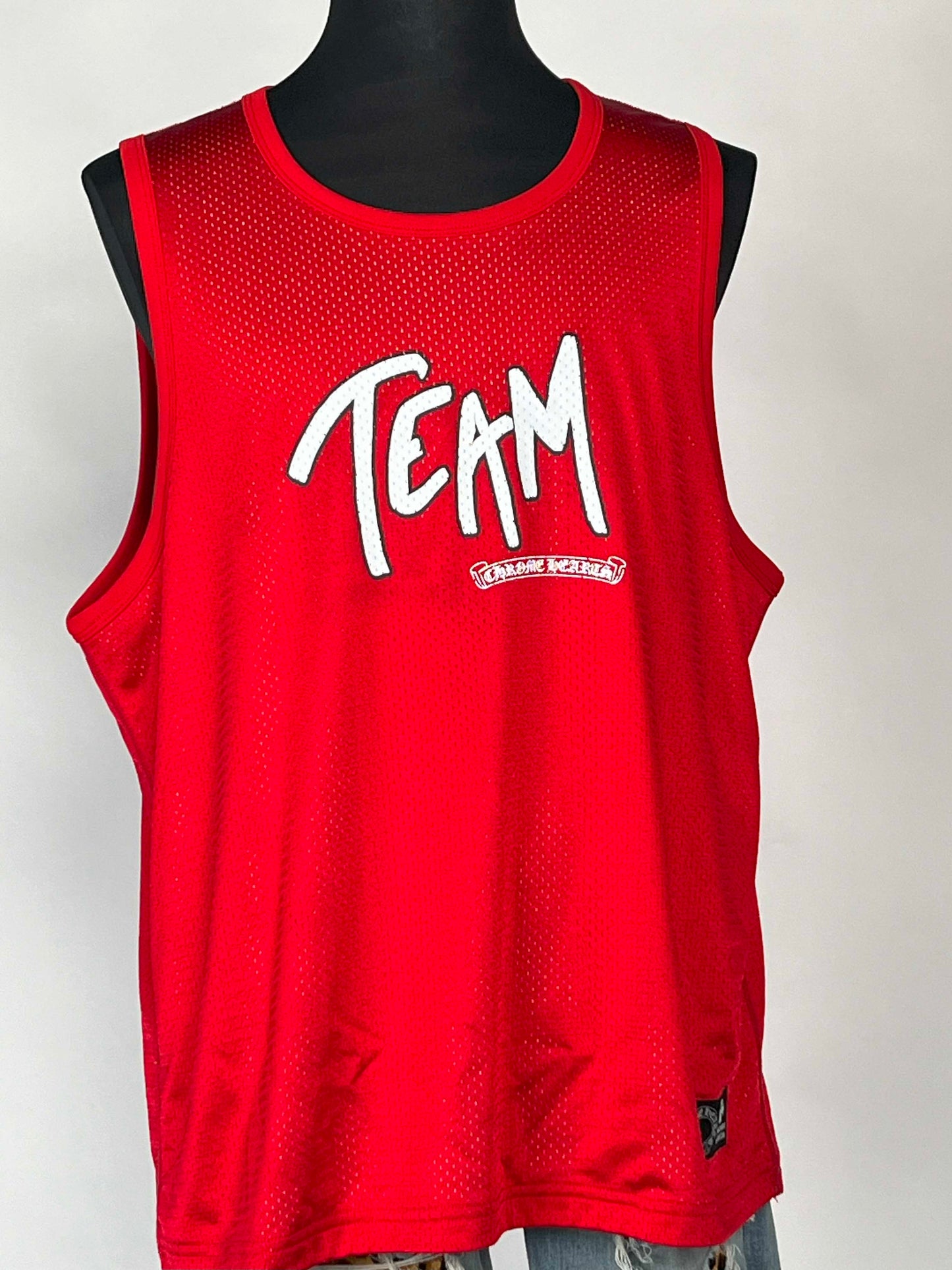 Chrome Hearts x Mattyboy Mesh Warm Up Jersey Red