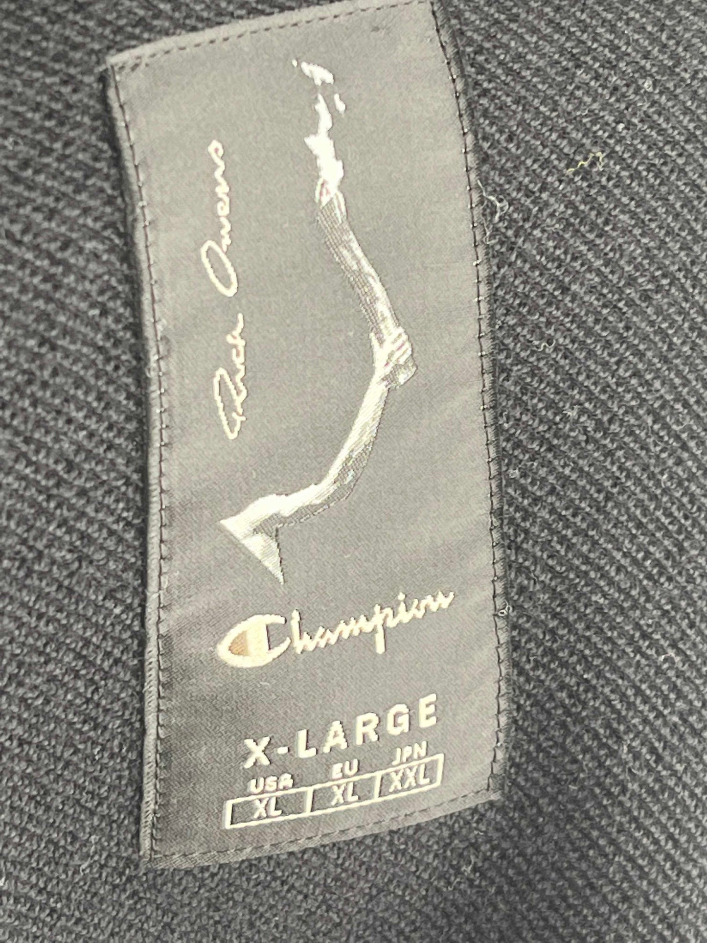 Rick Owens x Champion Jason`s Hoodie