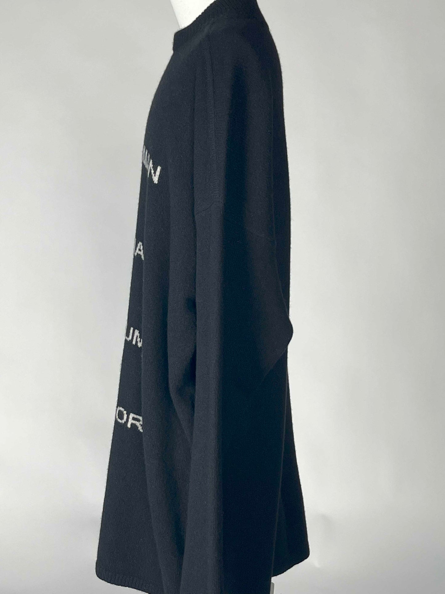 Rick Owens tommy weater in recycled cashmere