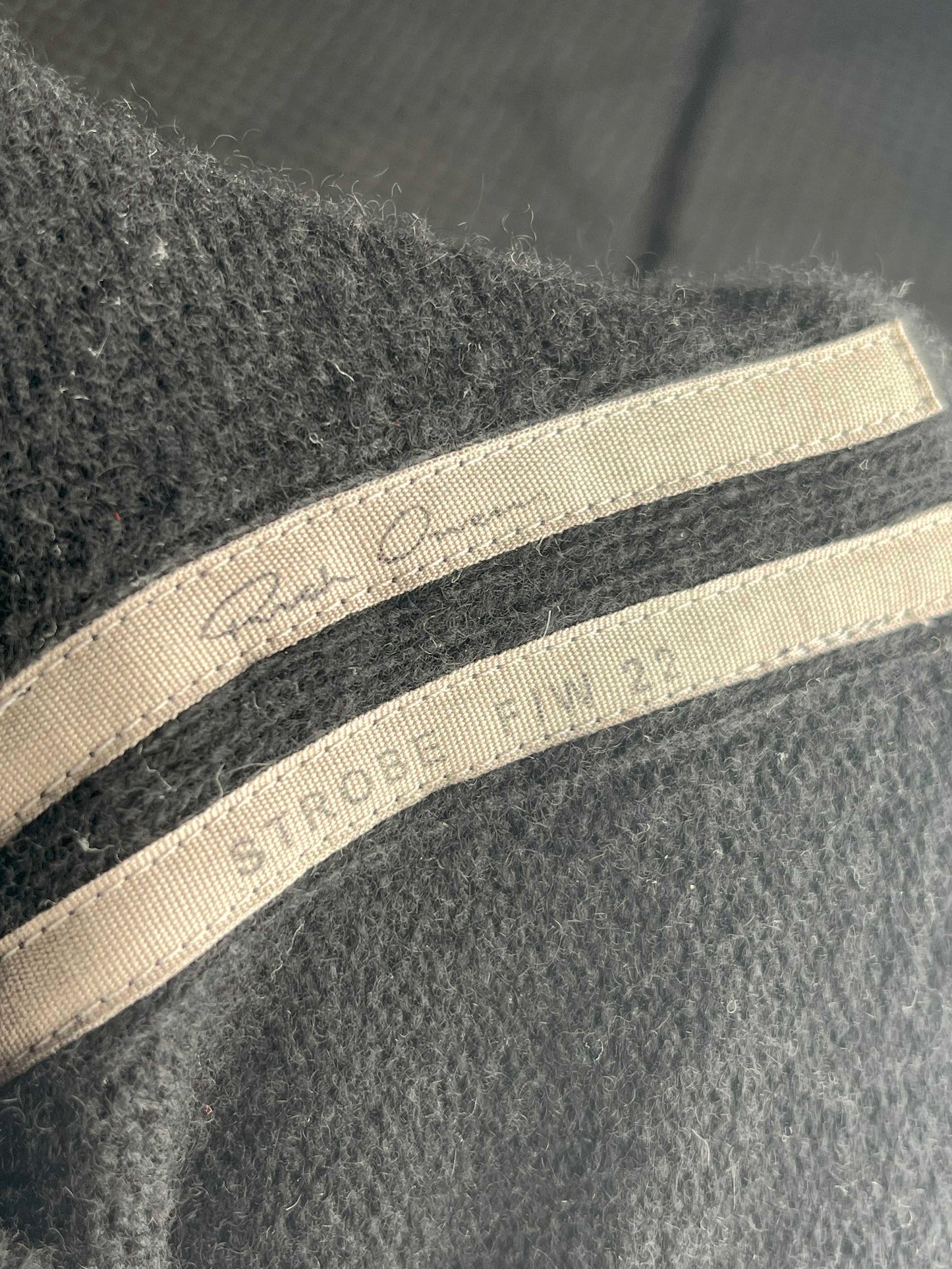 Rick Owens tommy weater in recycled cashmere