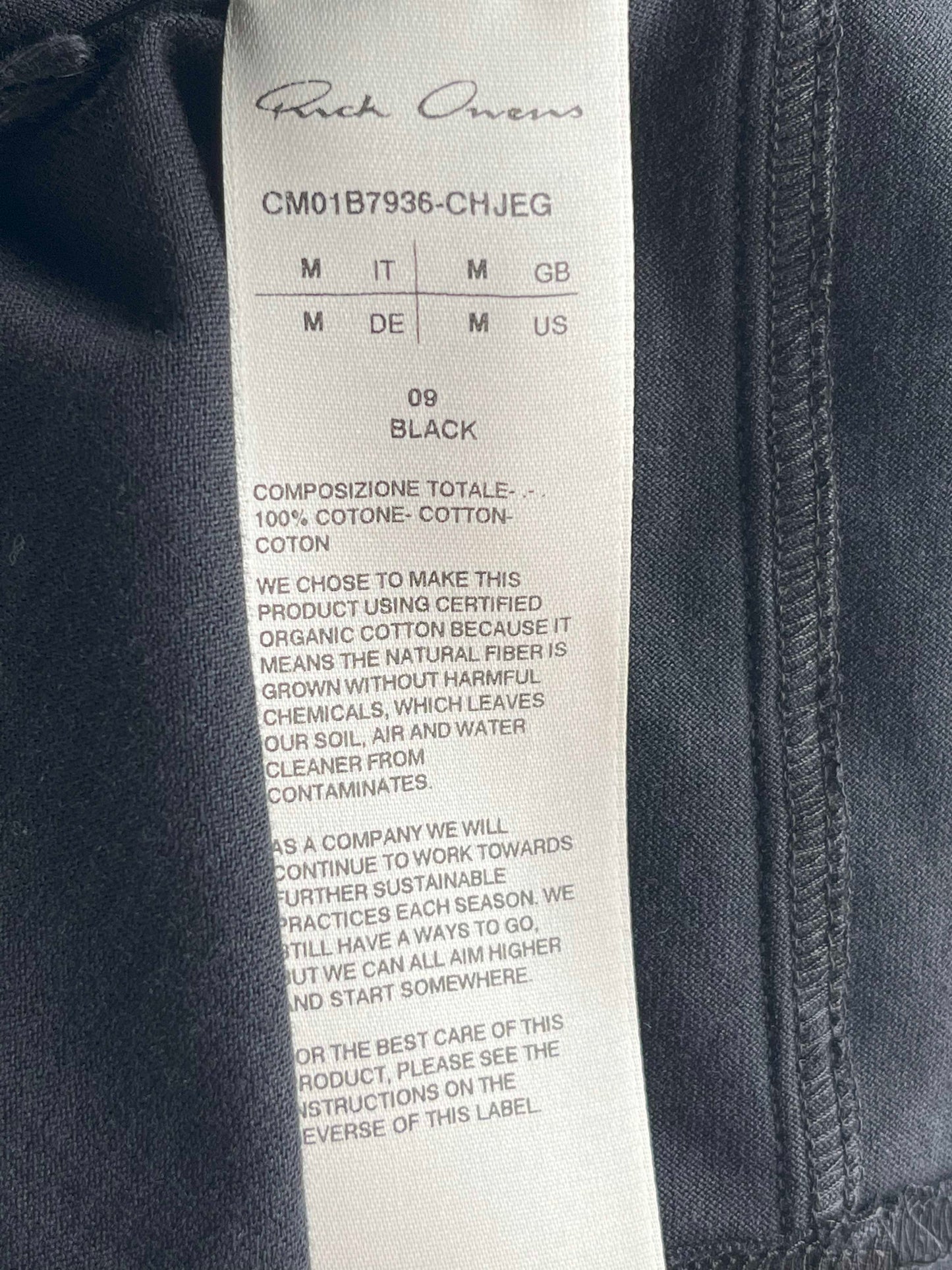 Rick Owens x Chanpion Toga S/S TEE