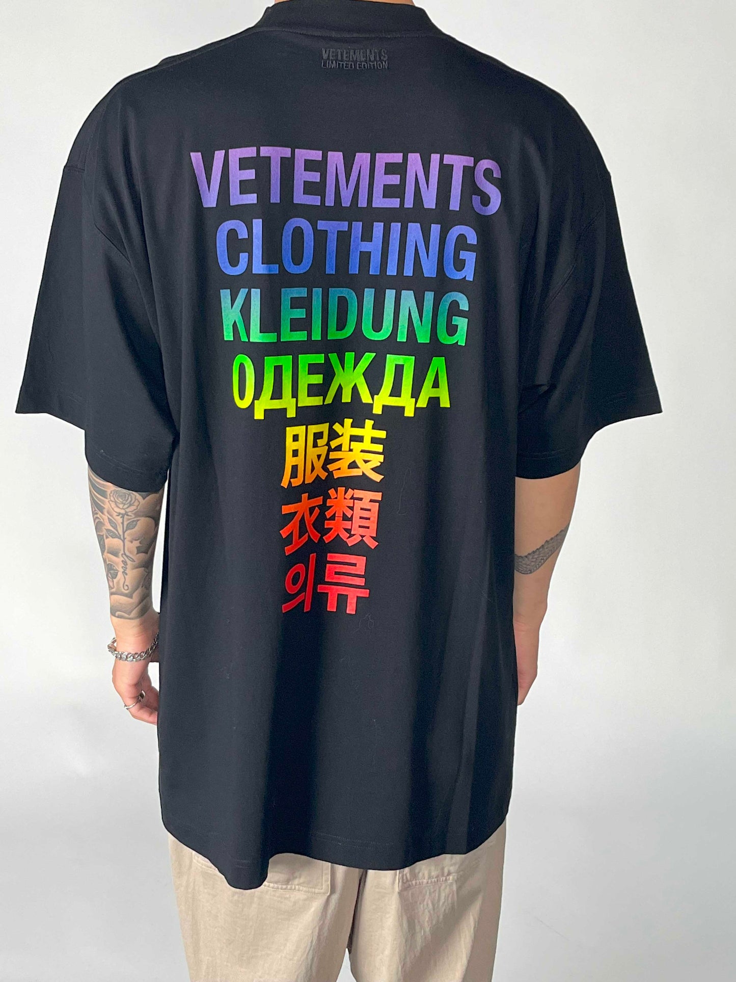 Vetements Translation S/S TEE black
