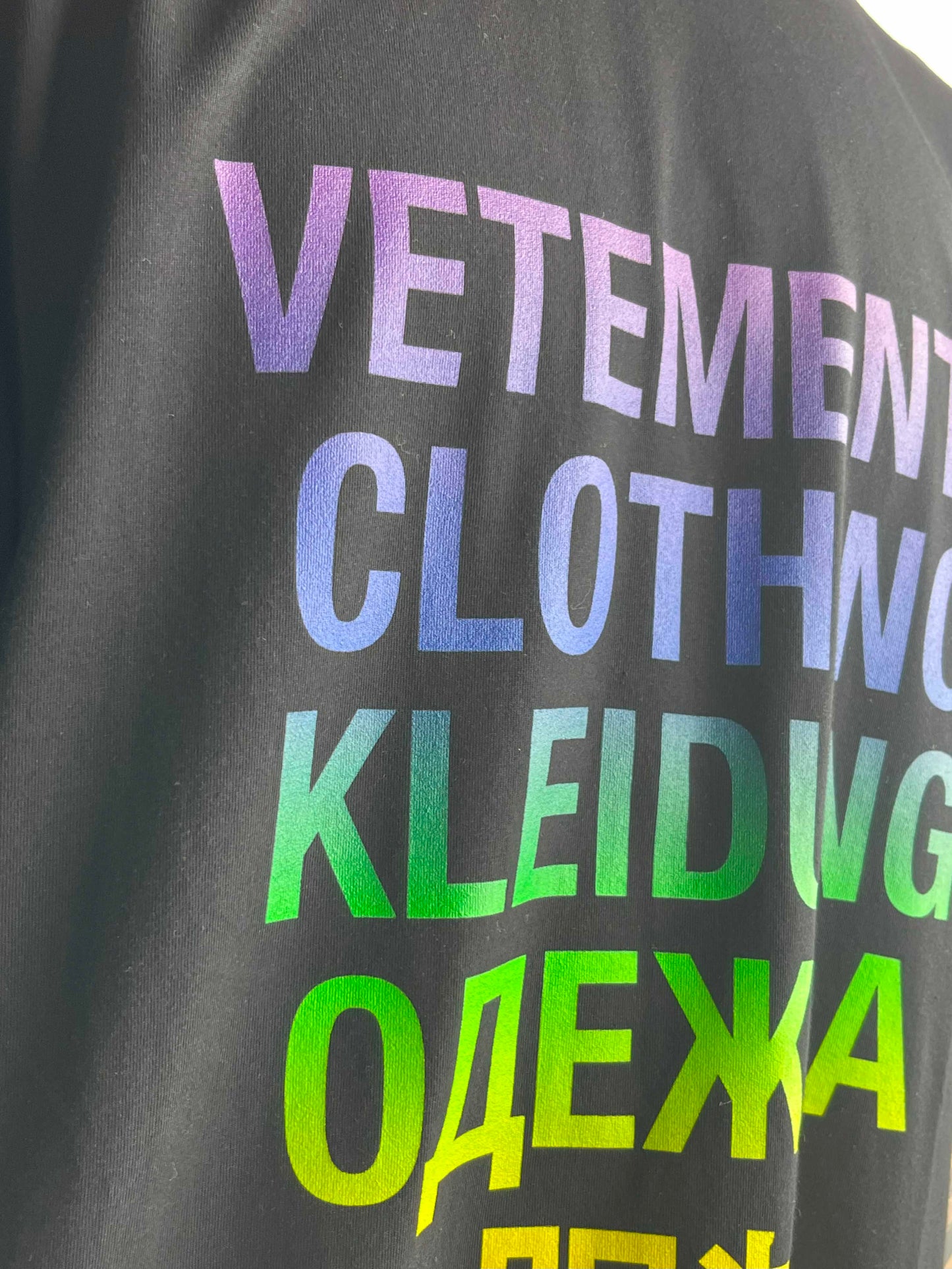 Vetements Translation S/S TEE black