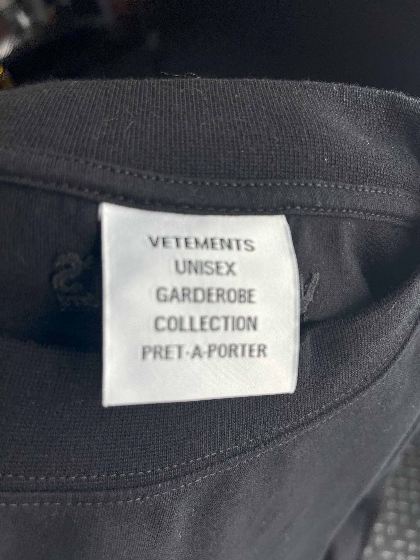 Vetements Translation S/S TEE black
