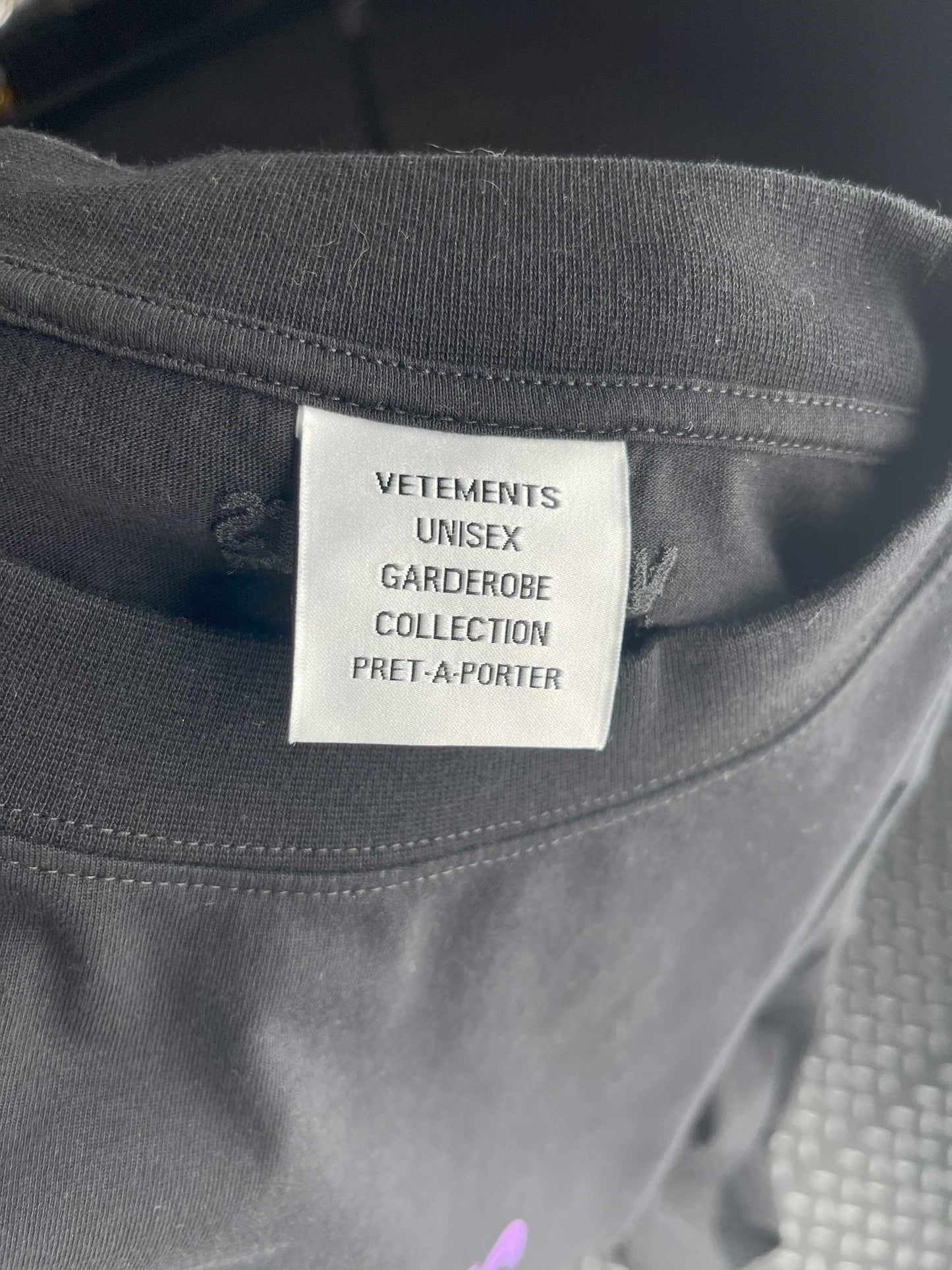 Vetements Translation S/S TEE black
