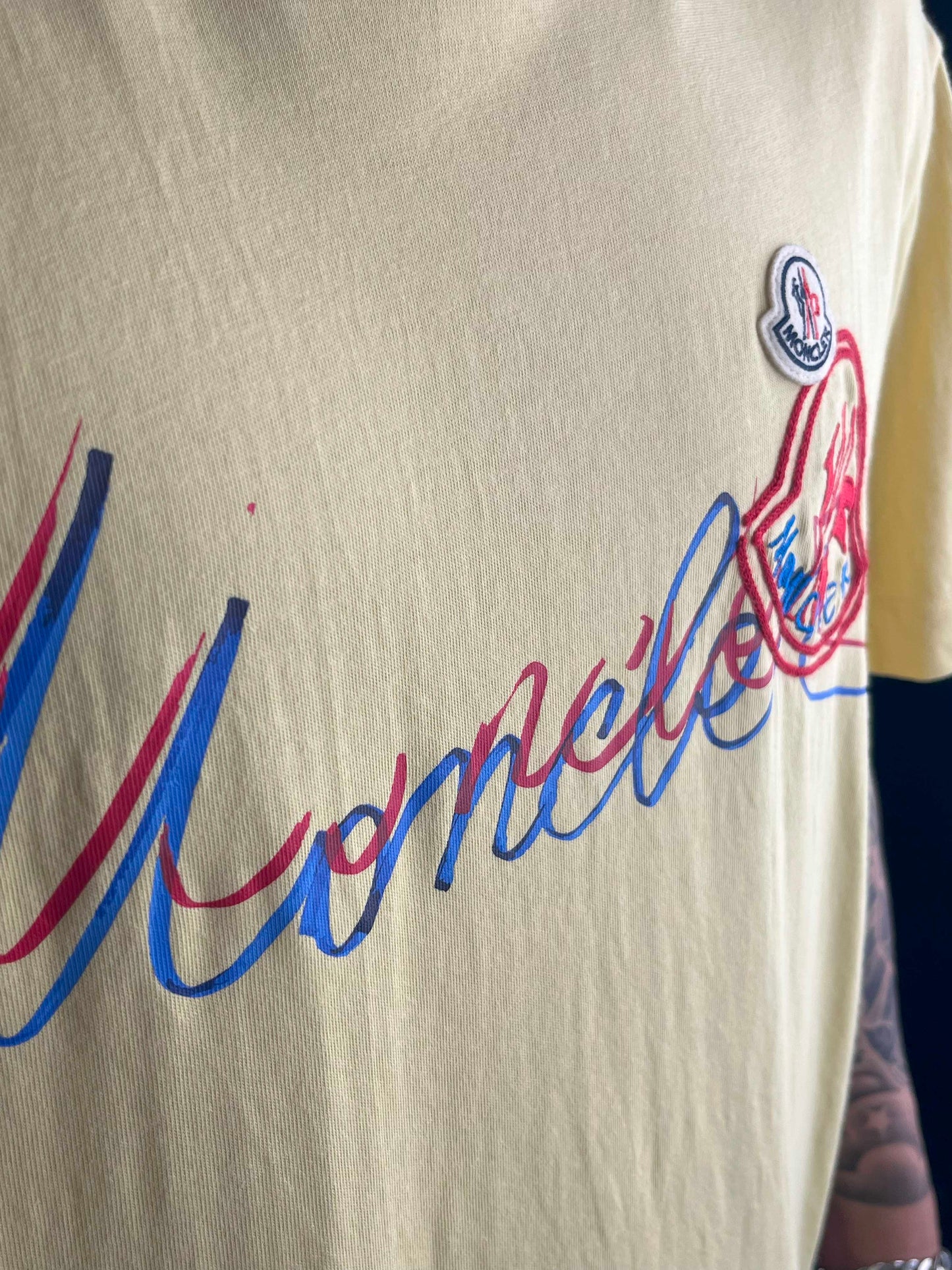 Moncler Logo Embroidered S/S TEE