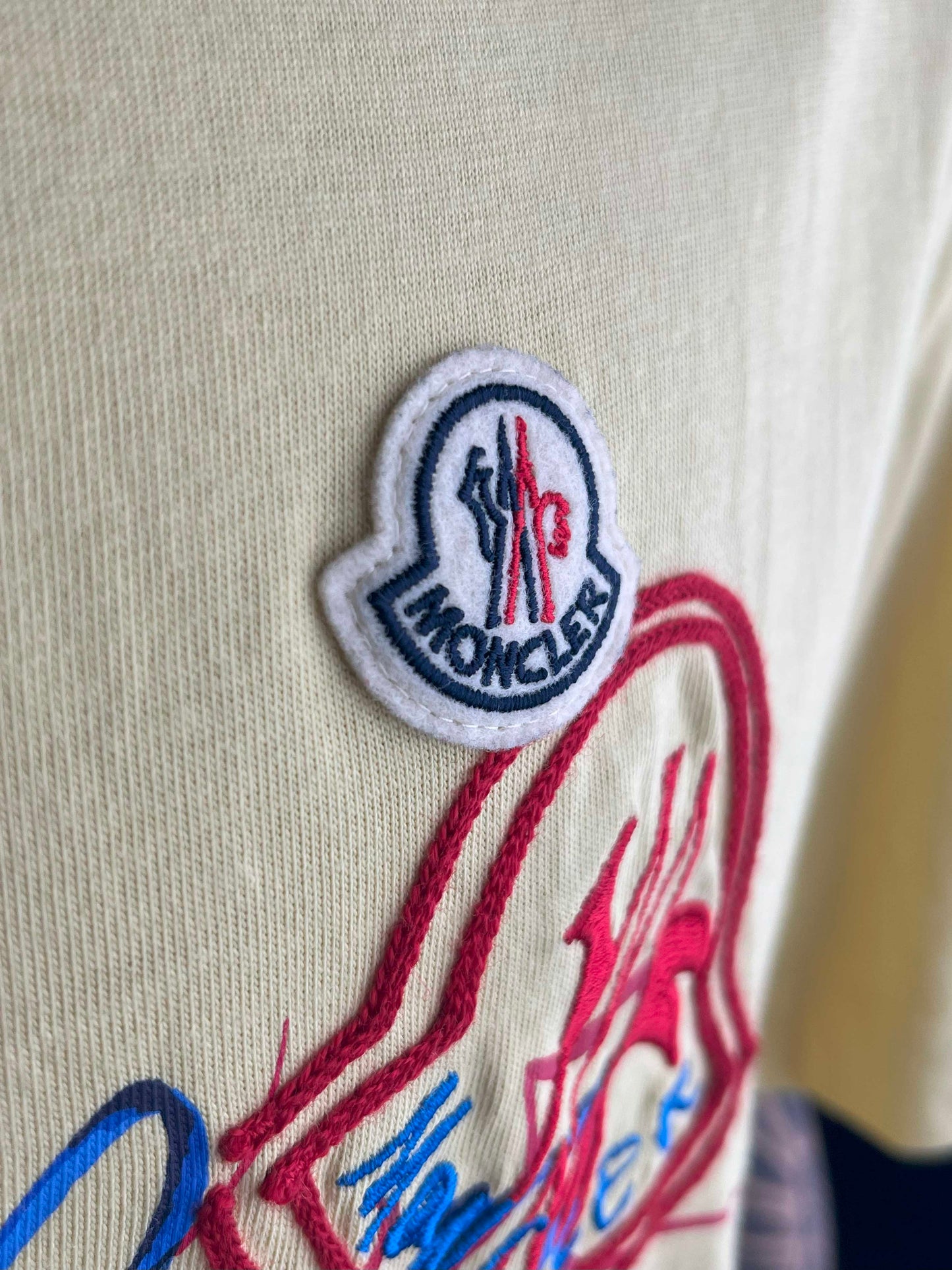 Moncler Logo Embroidered S/S TEE