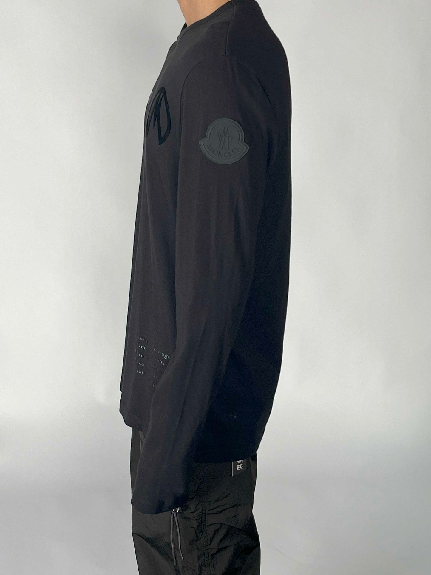 Moncler Black Logo S/S TEE