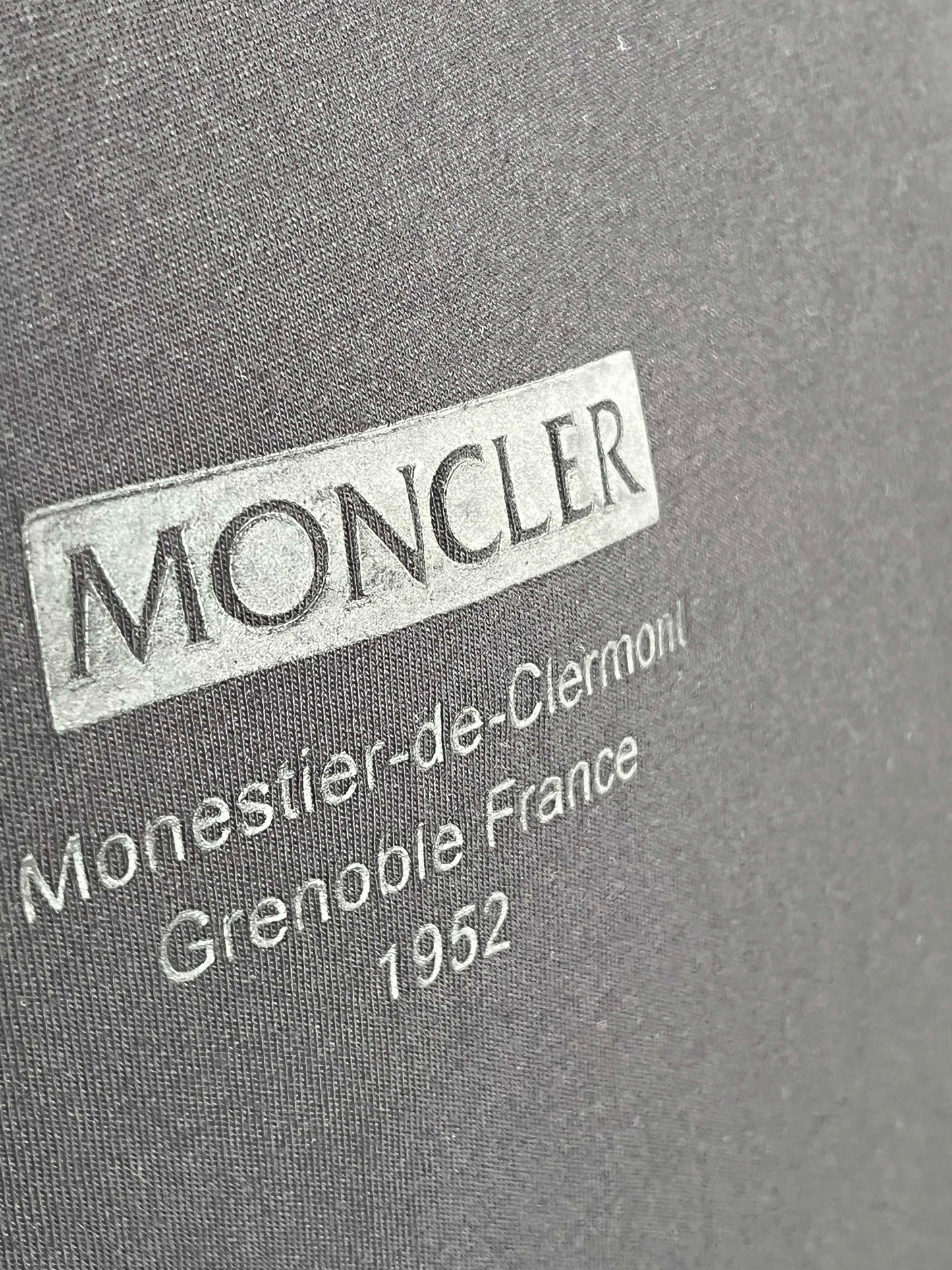 Moncler Black Logo S/S TEE