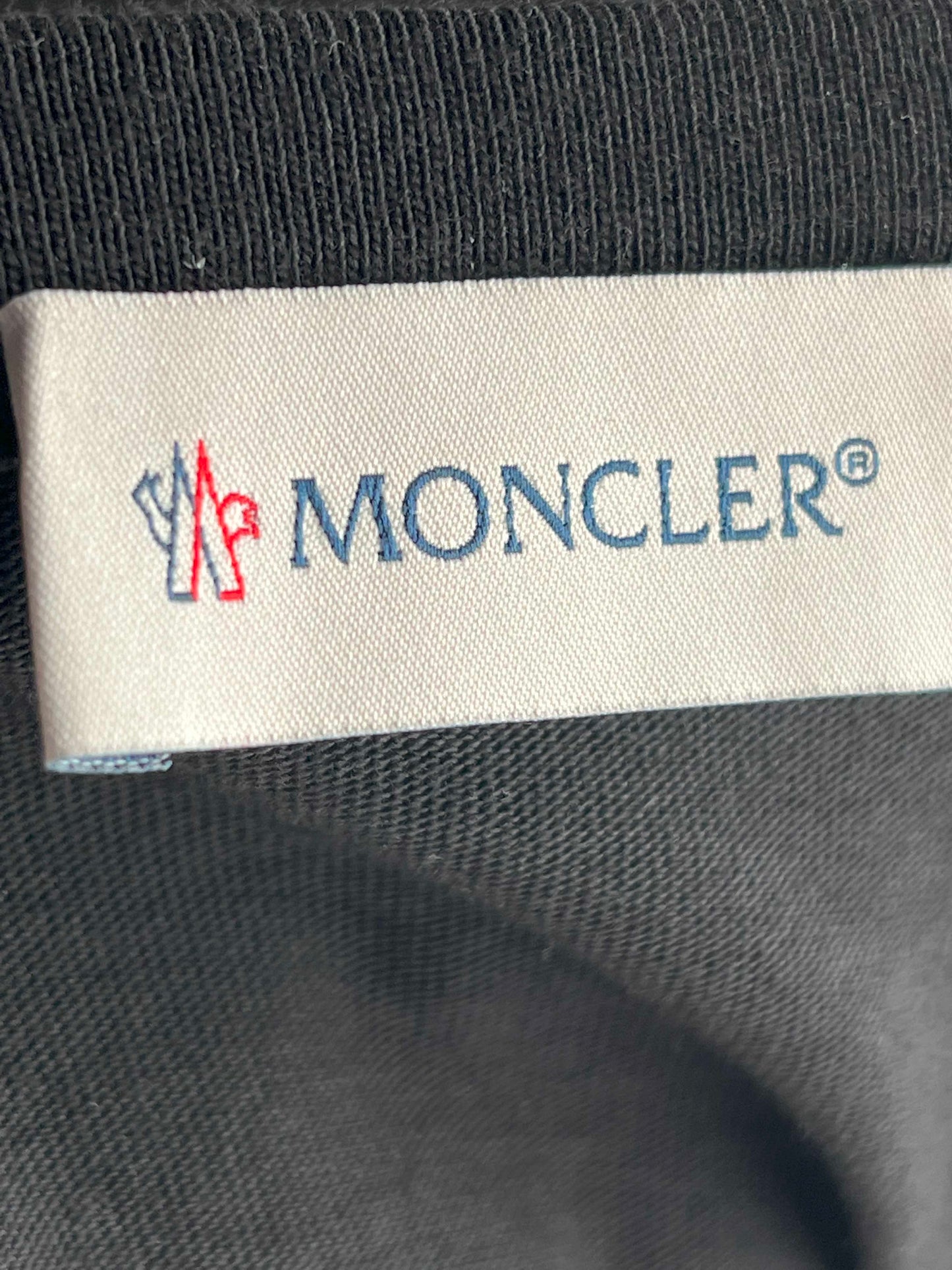 Moncler Black Logo S/S TEE