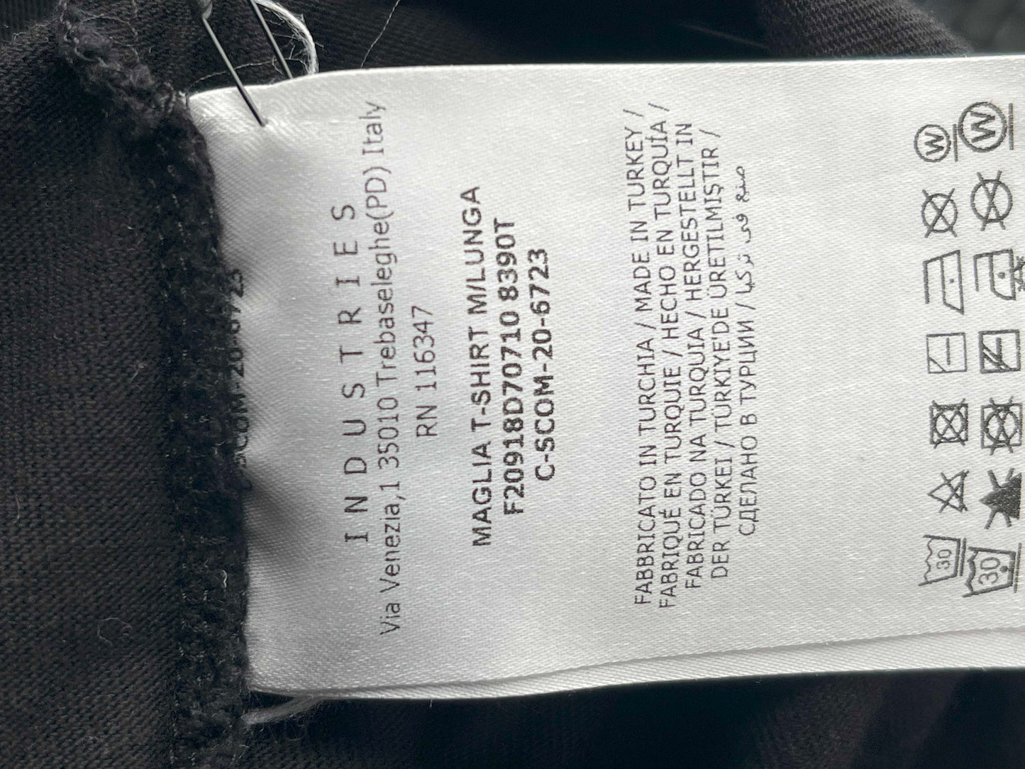 Moncler Black Logo S/S TEE