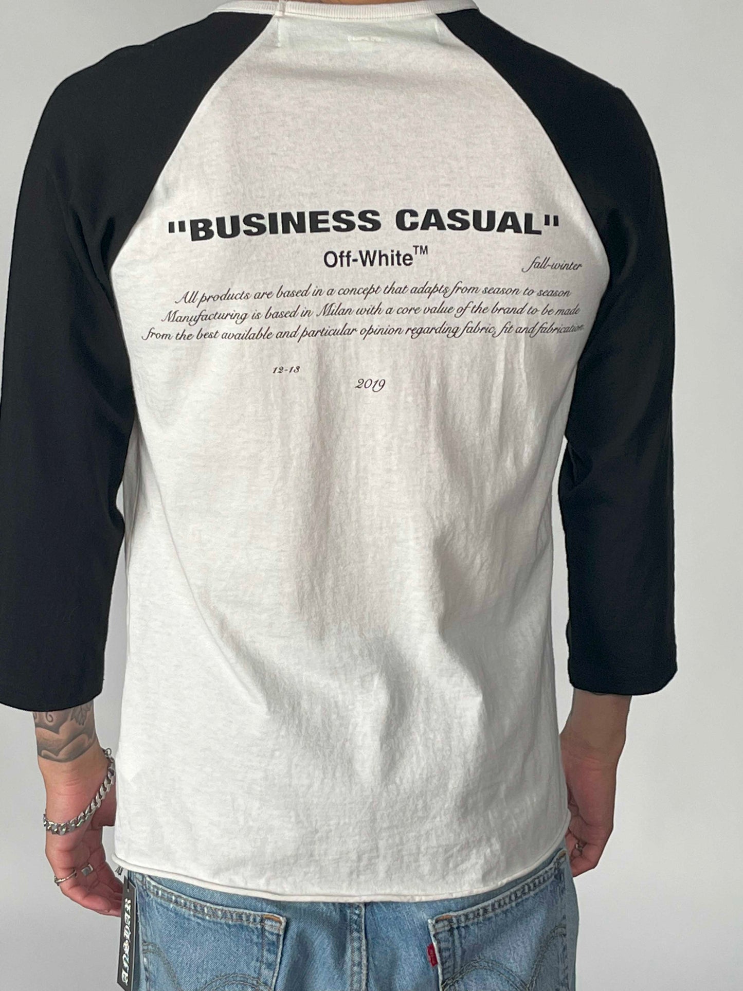 Off-White Bernini Reglan L/S TEE