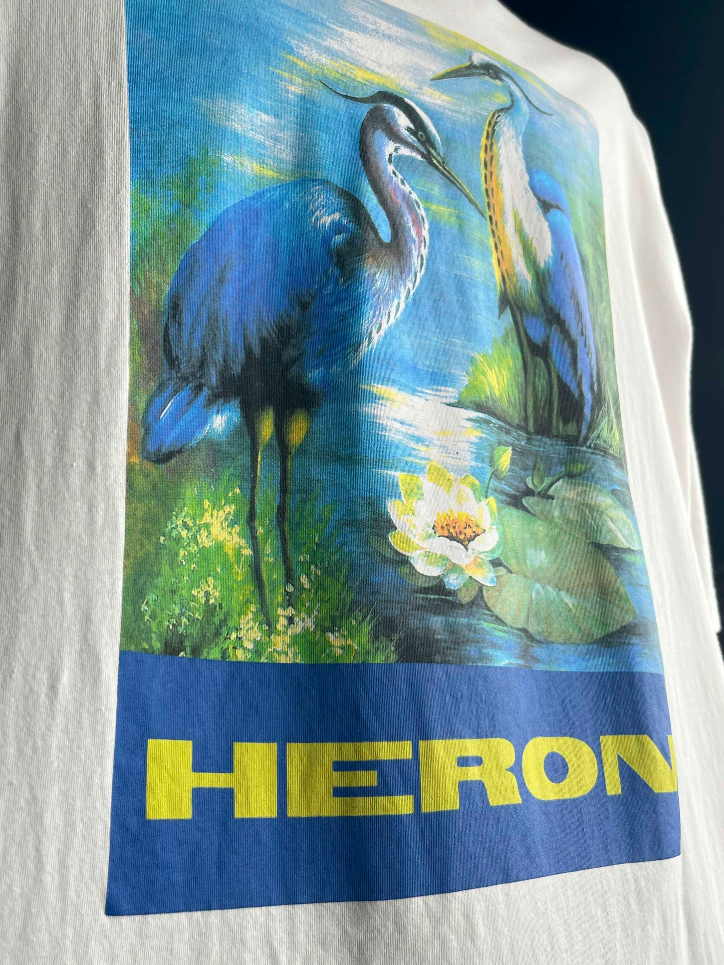 Heron Preston Oversize S/S TEE Permanent Off White Multie