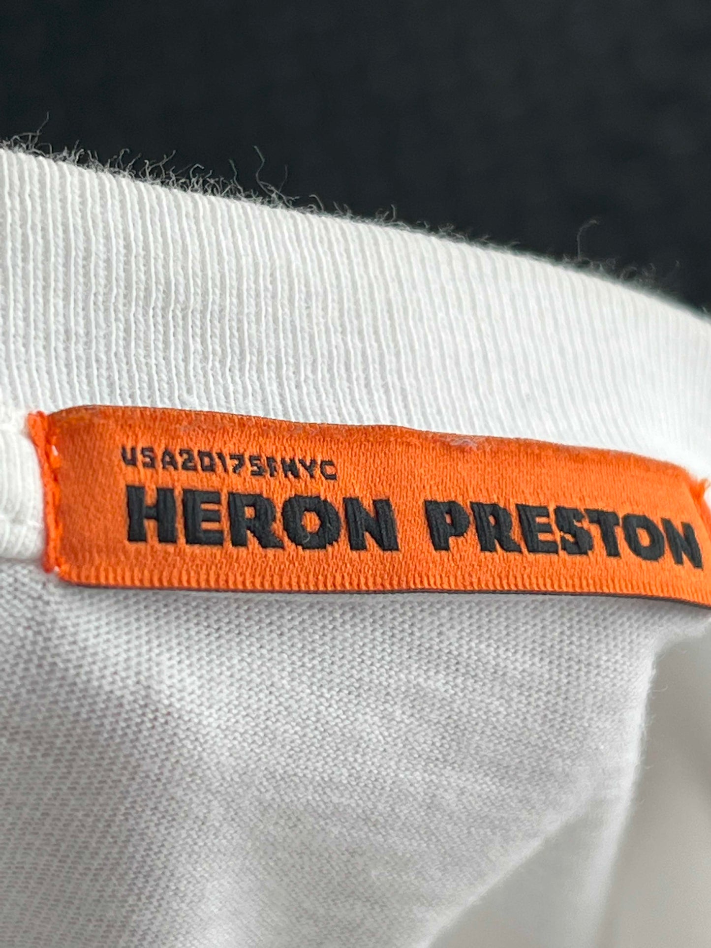 Heron Preston Oversize S/S TEE Permanent Off White Multie