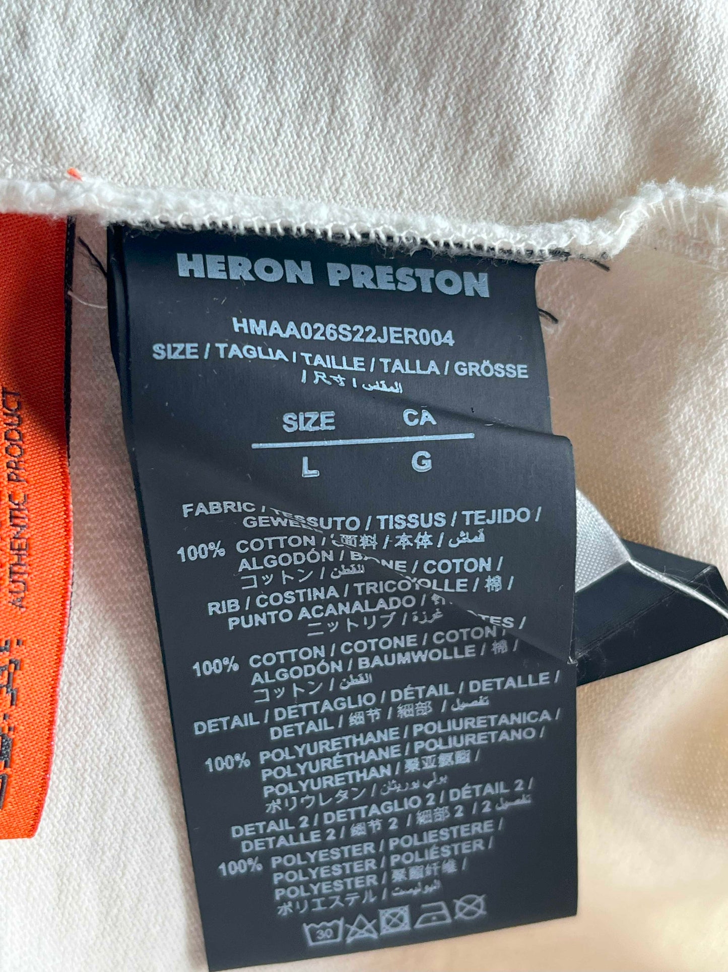 Heron Preston A.F Authorized S/S TEE