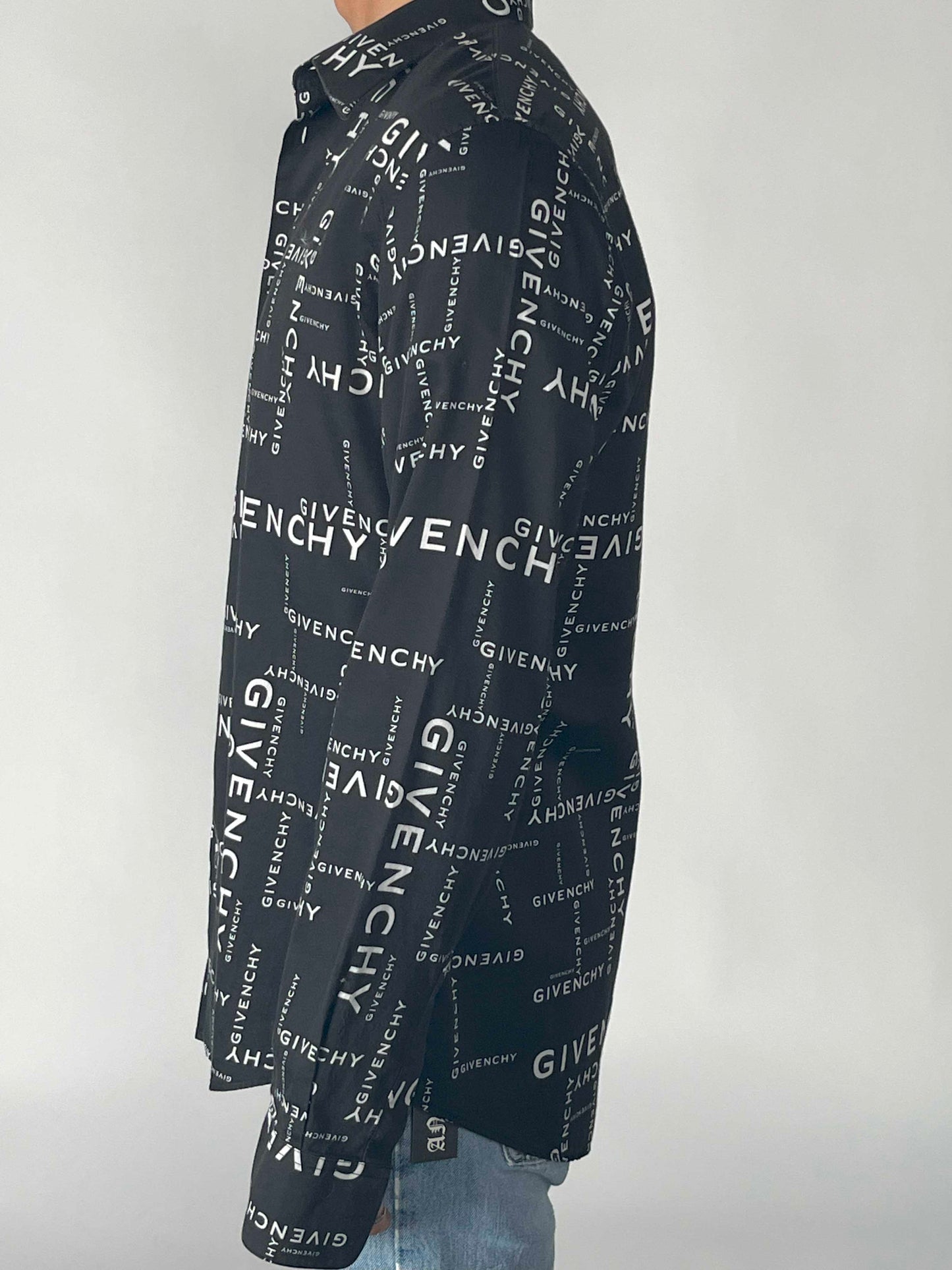 Givenchy Logo Print L/S Shirts