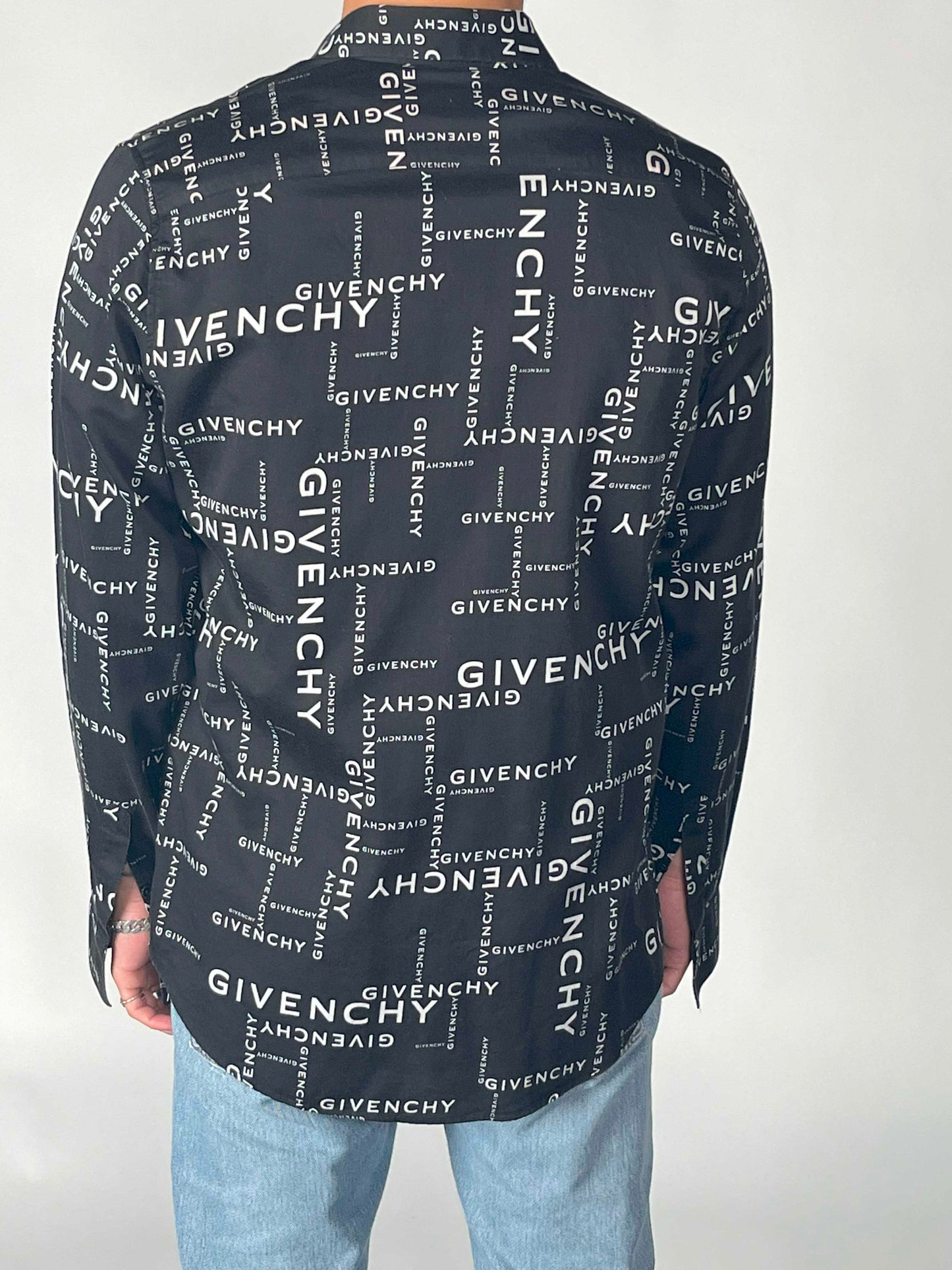 Givenchy Logo Print L/S Shirts