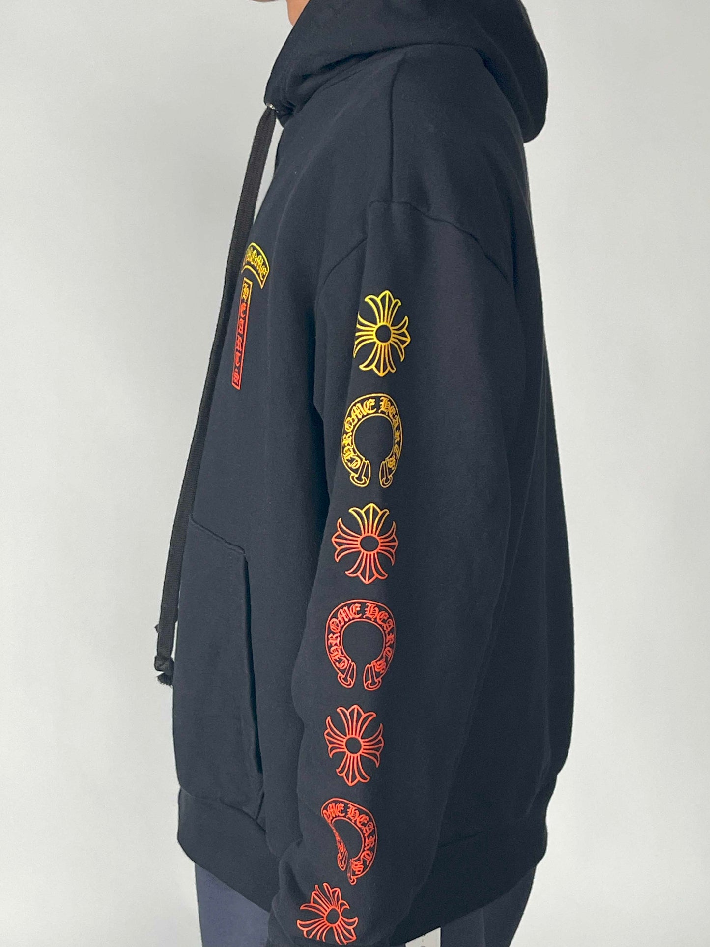 Chromehearts Yellow Gradation Hoodie
