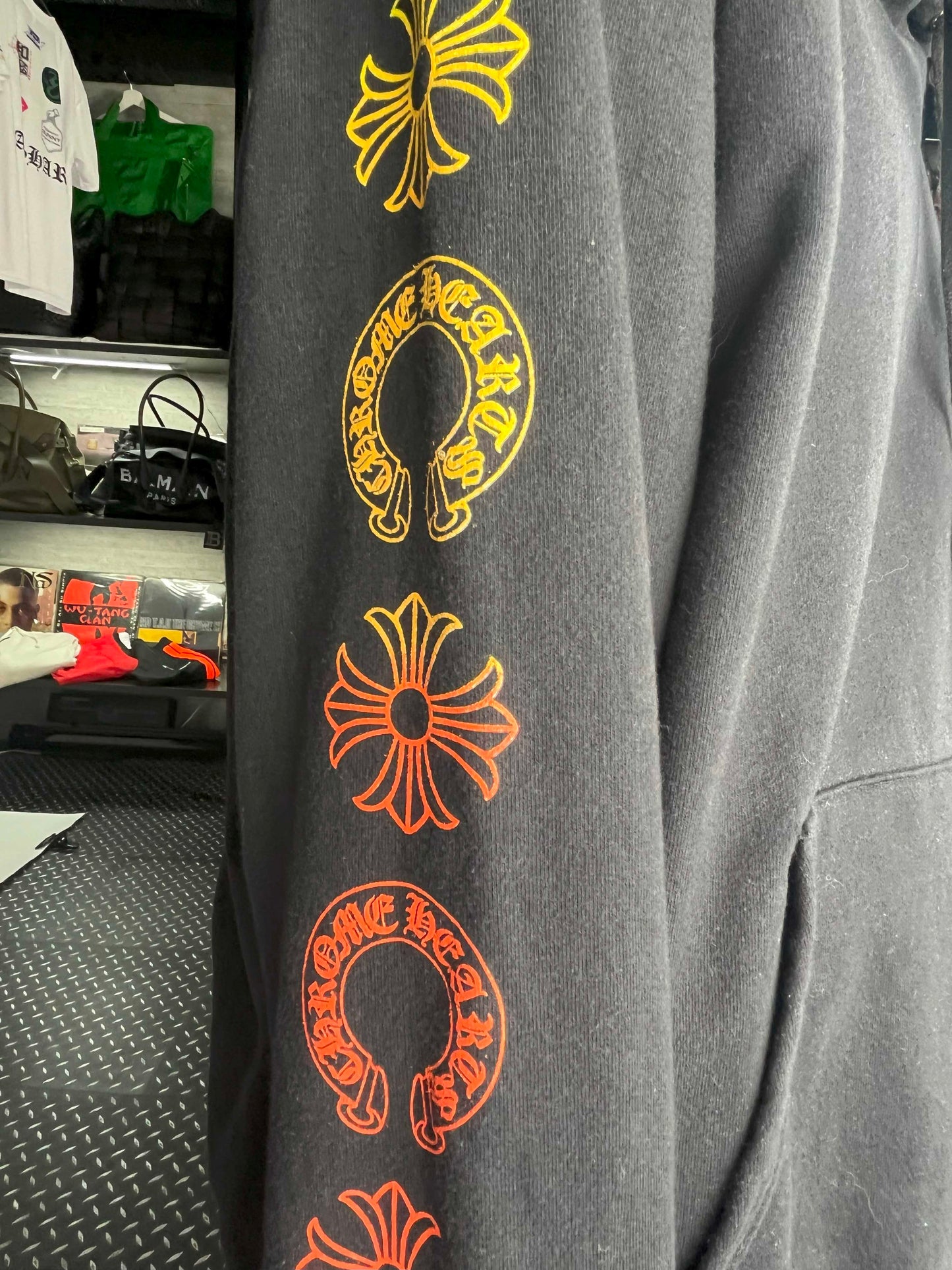 Chromehearts Yellow Gradation Hoodie