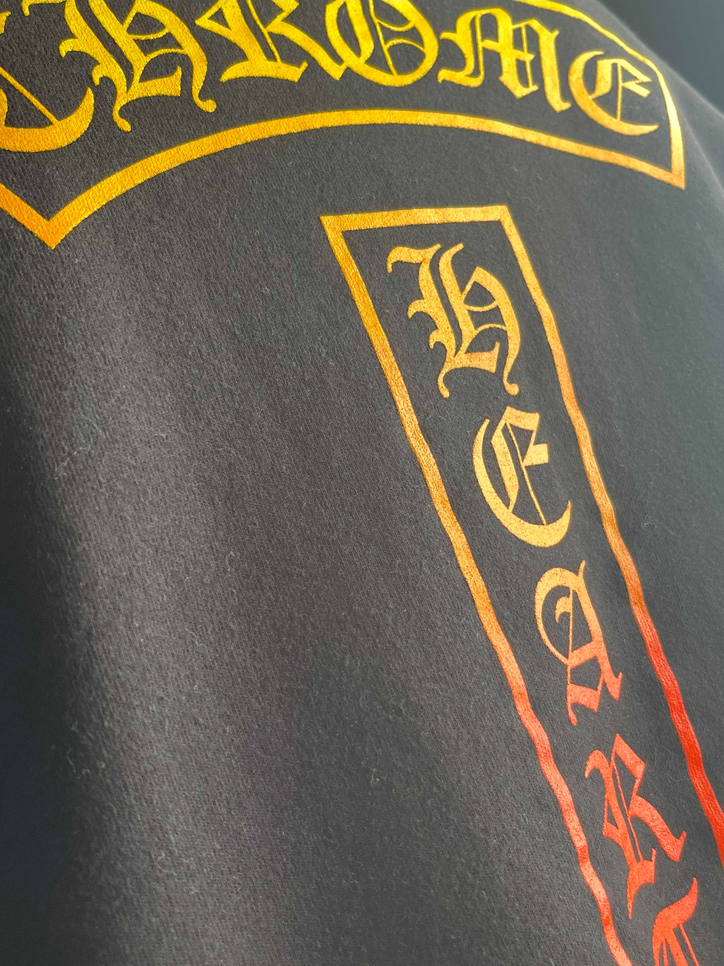 Chromehearts Yellow Gradation Hoodie