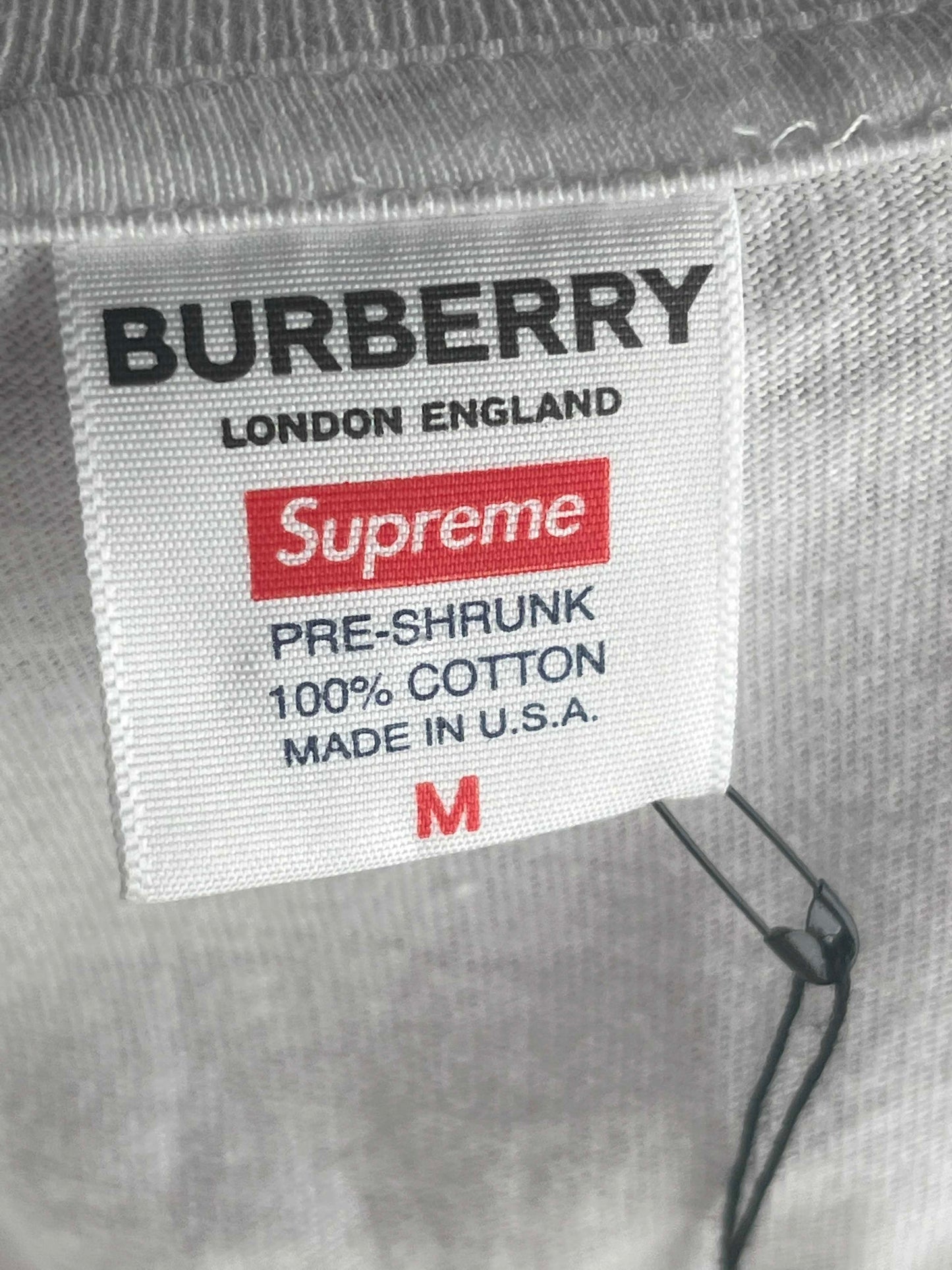 Supreme x Burberry Box Logo S/S TEE