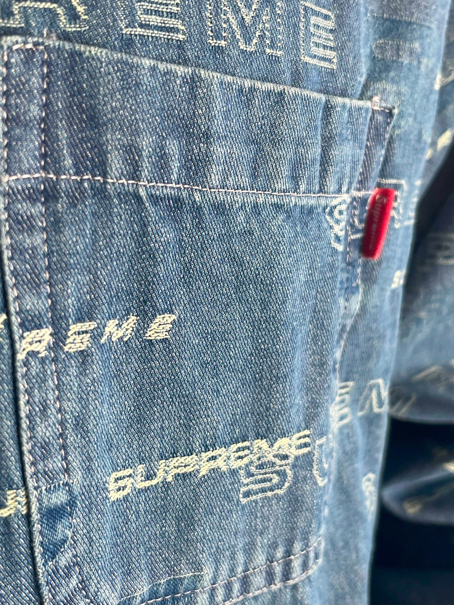 Supreme Dimensions Logo Denim Shiirt