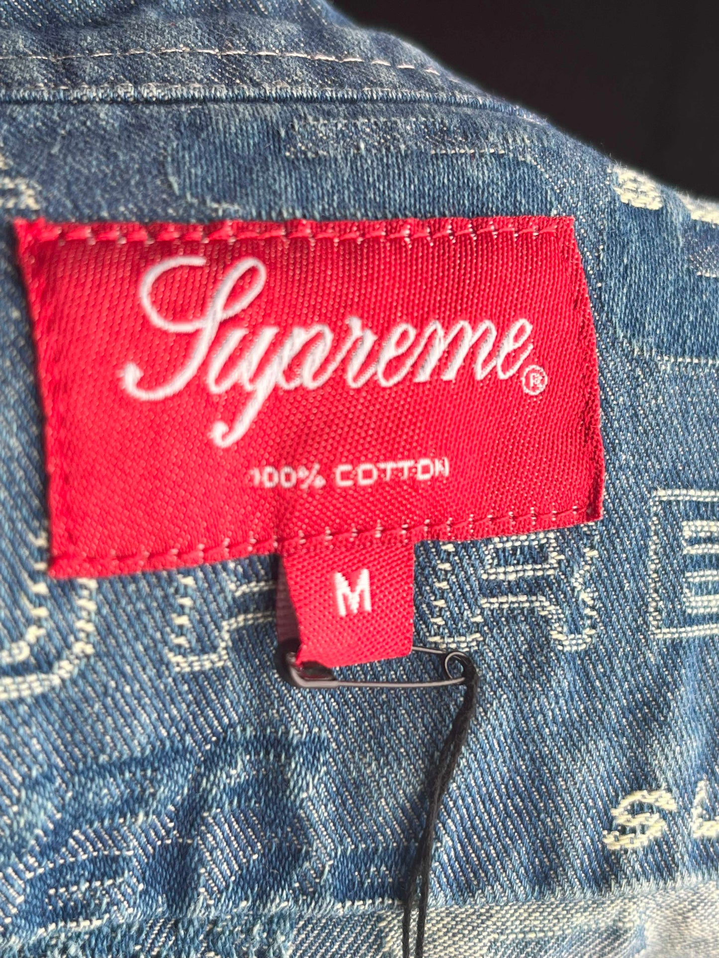 Supreme Dimensions Logo Denim Shiirt