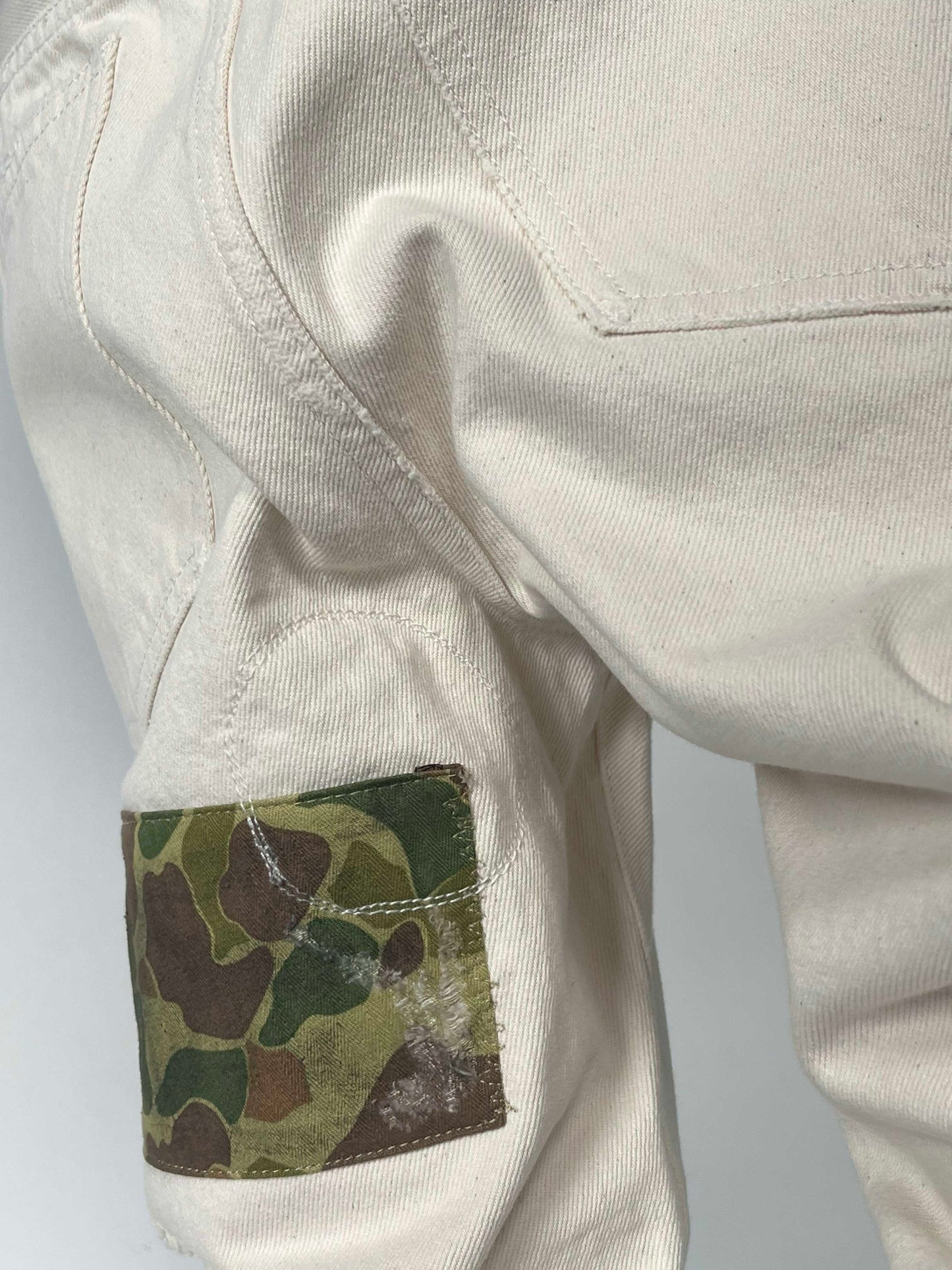 Palm Angels Palm Tree Patch Distressed Jeans