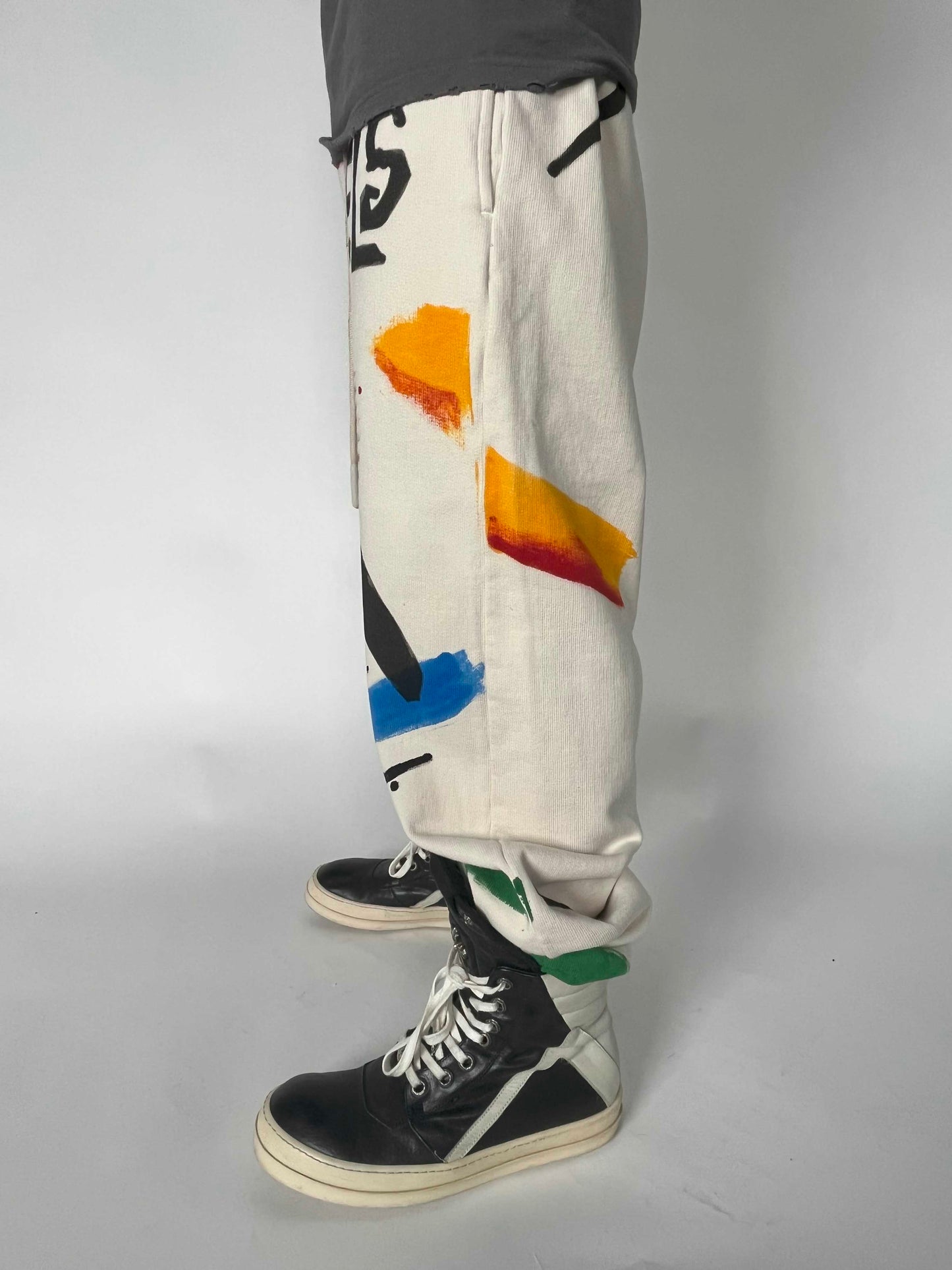 Palm Angels Logo-Printrd Elasticated Waistband Sweatpants