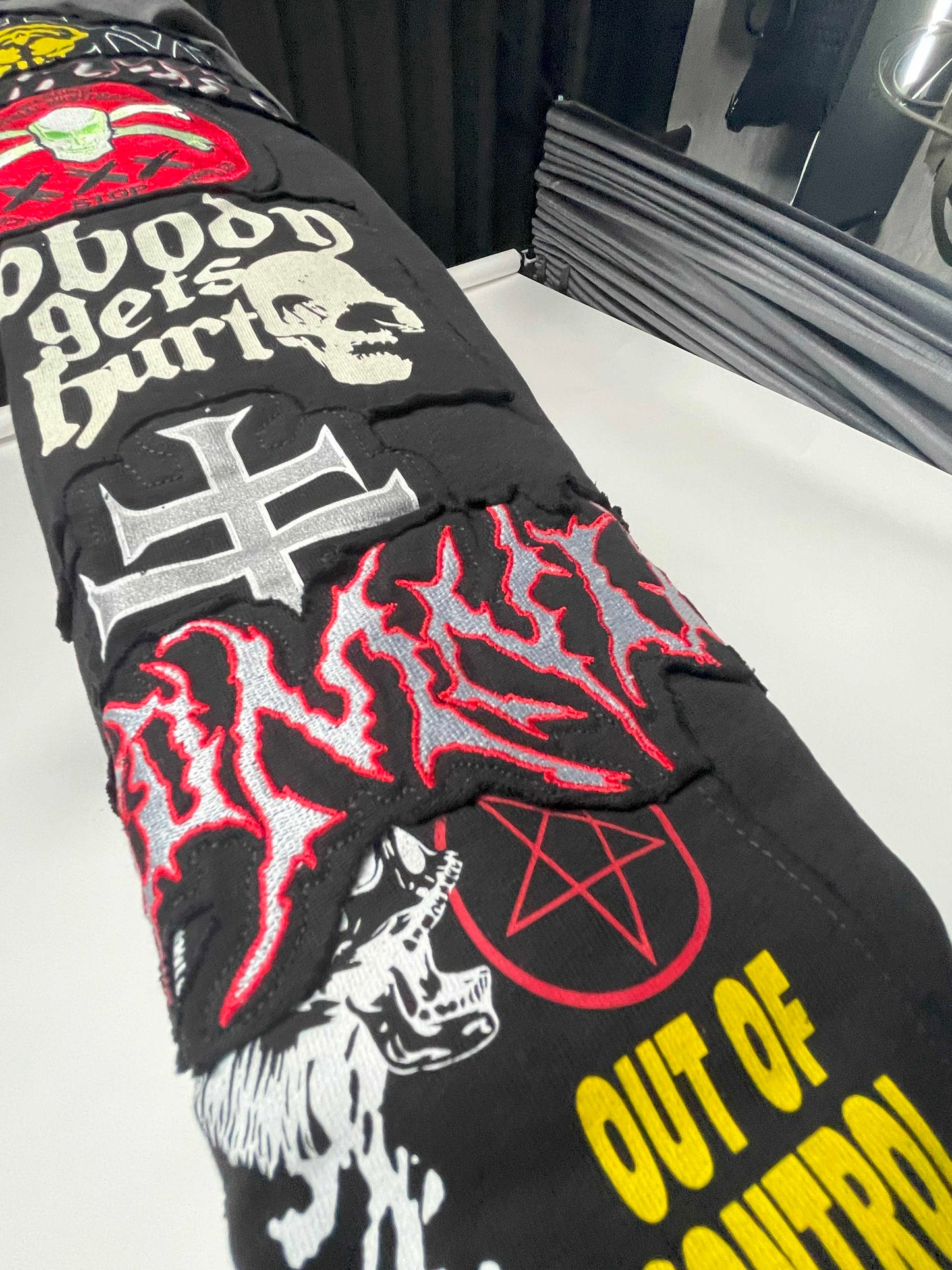 Vetements Metal Patched Logo Sweatpants