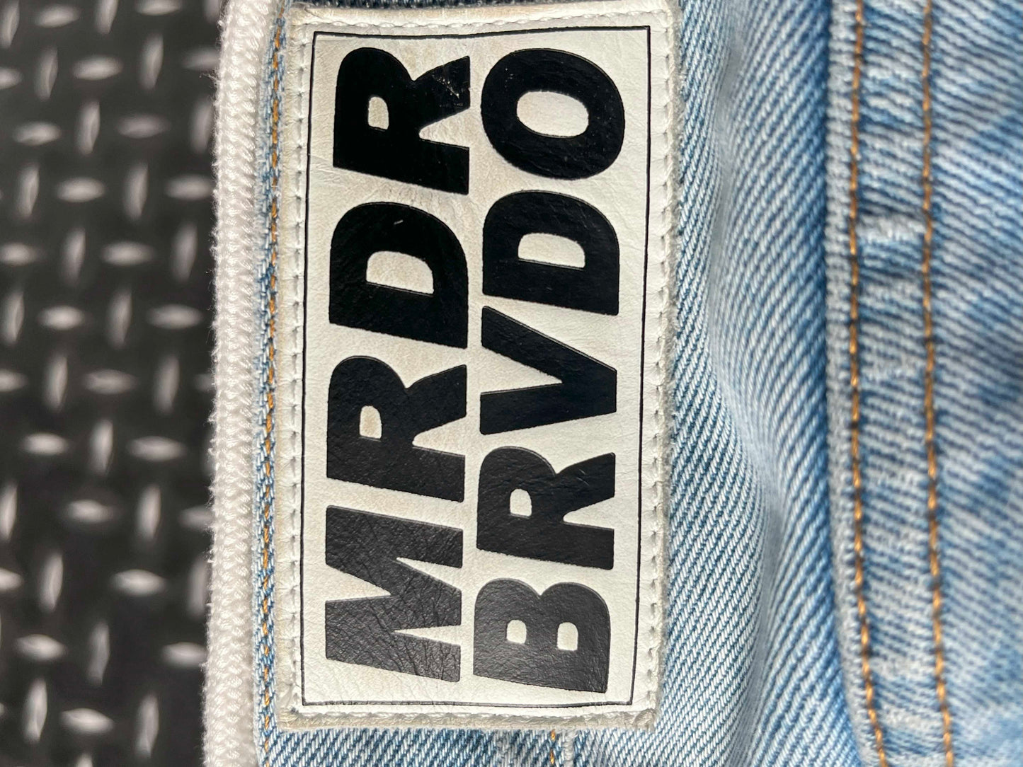 Off-White Ev Bravado Crystal Denim Jeans
