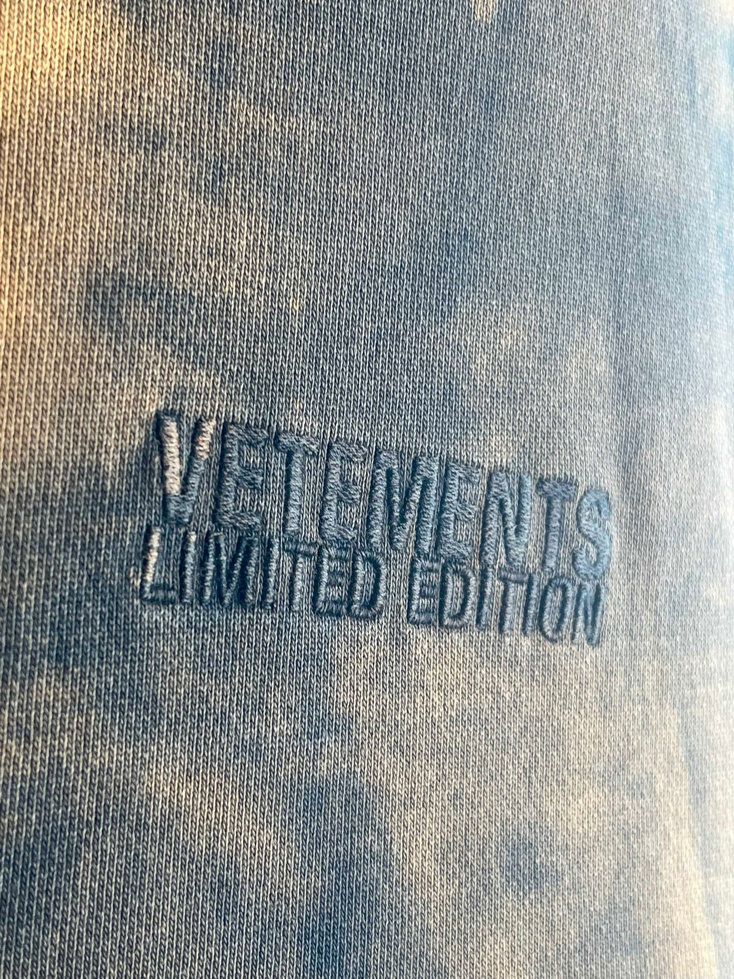 Vetements Over Bleached Hoodie