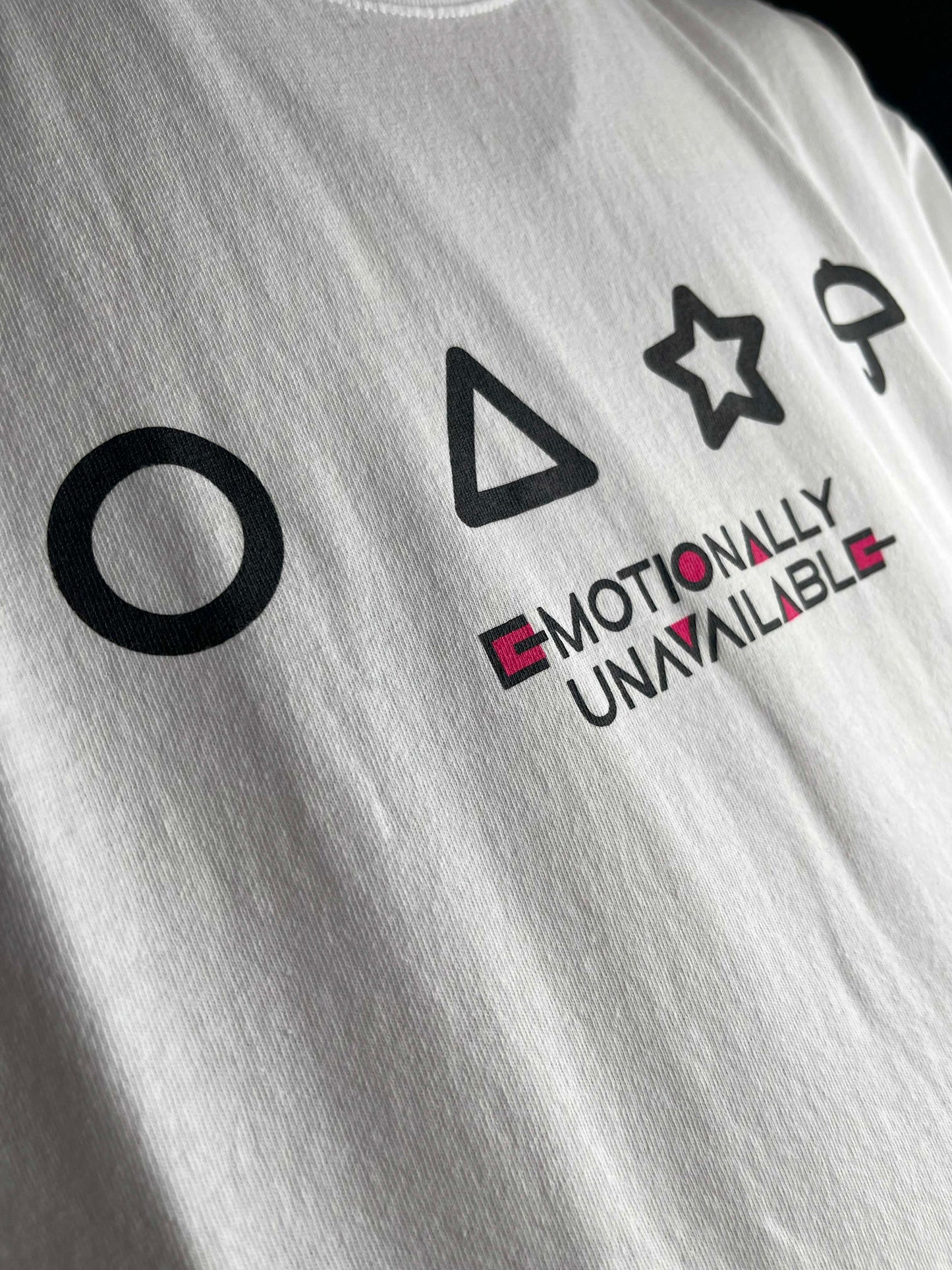 Emotionally Unavailable x Squid Game S/S TEE