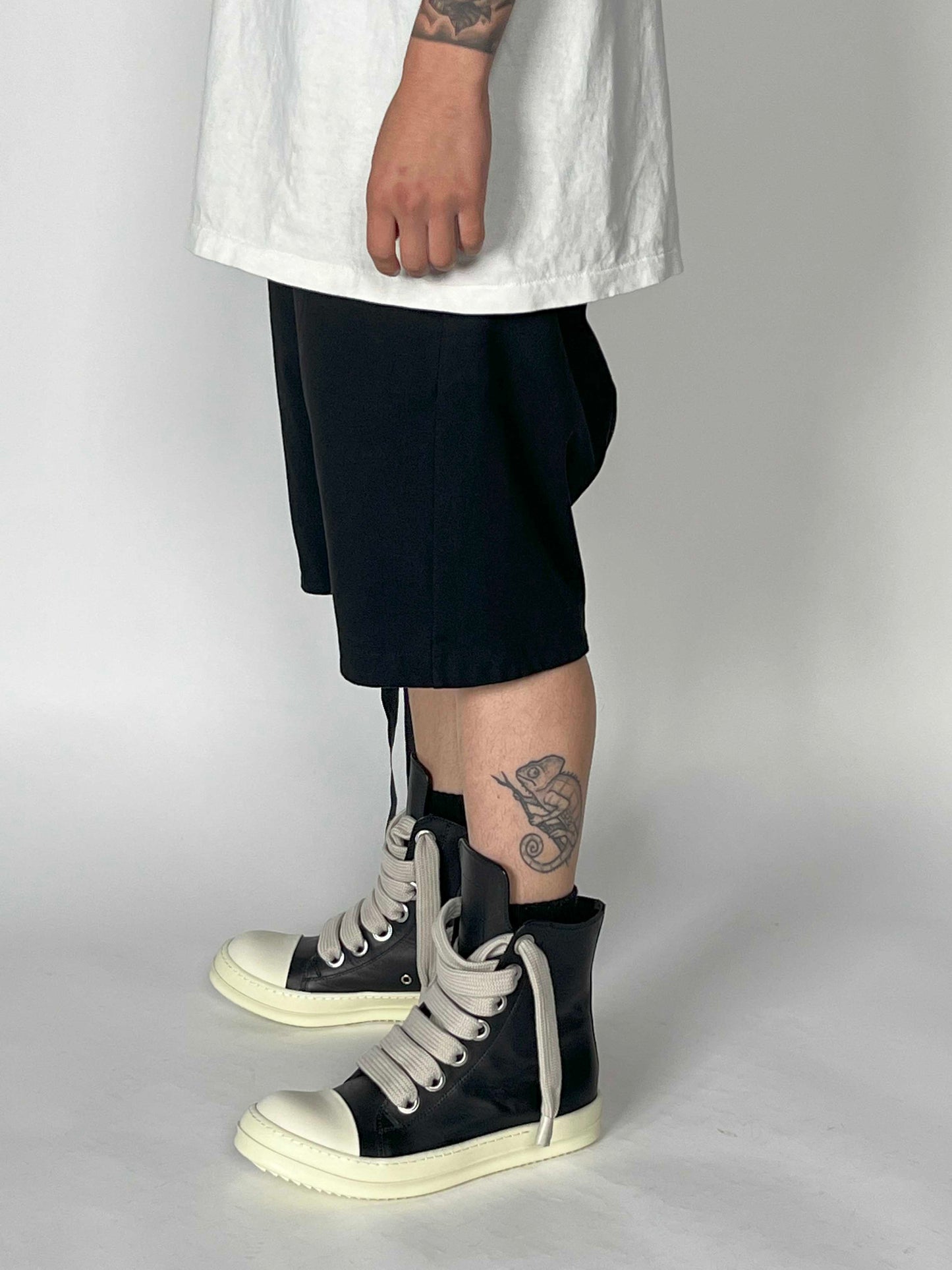 Unravel Project Cotton Drop Crotch Sweat Shorts