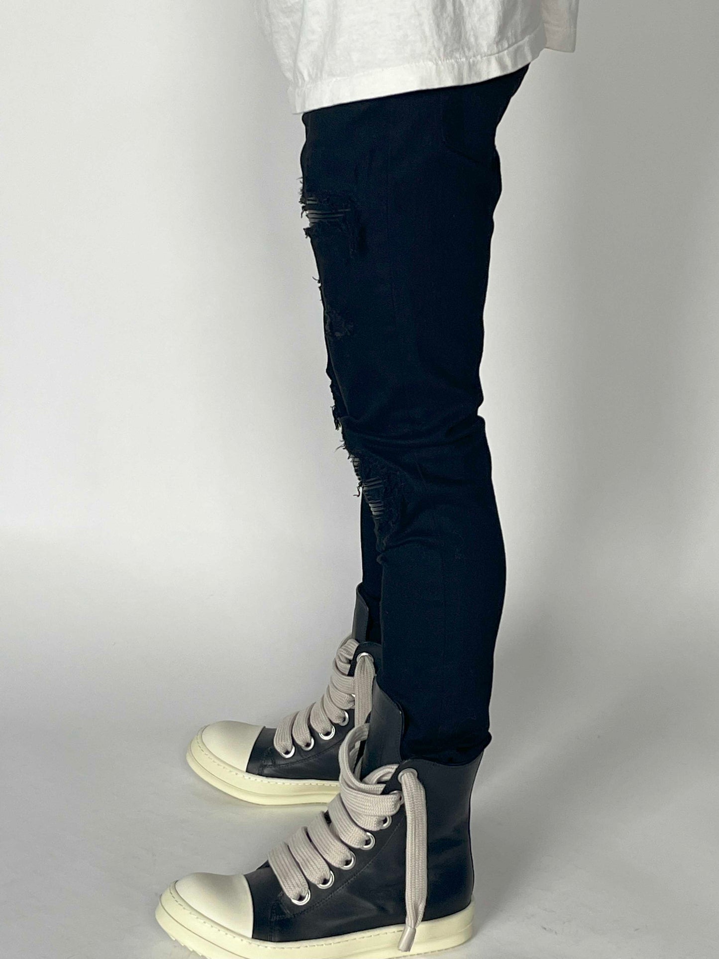 Amiri Mx1 Black Denim