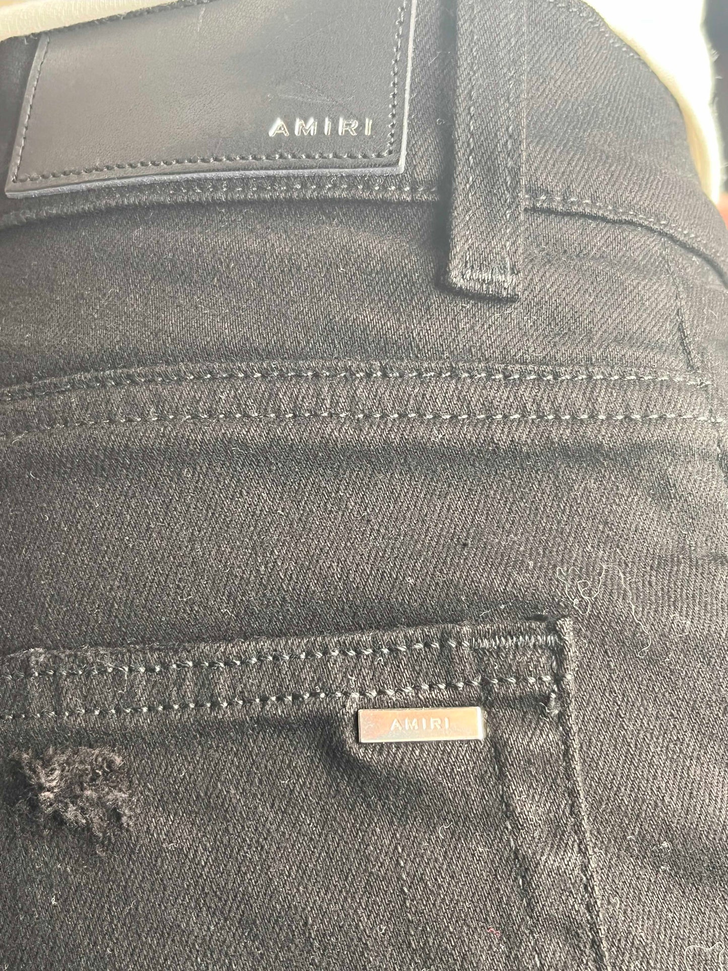 Amiri Mx1 Black Denim