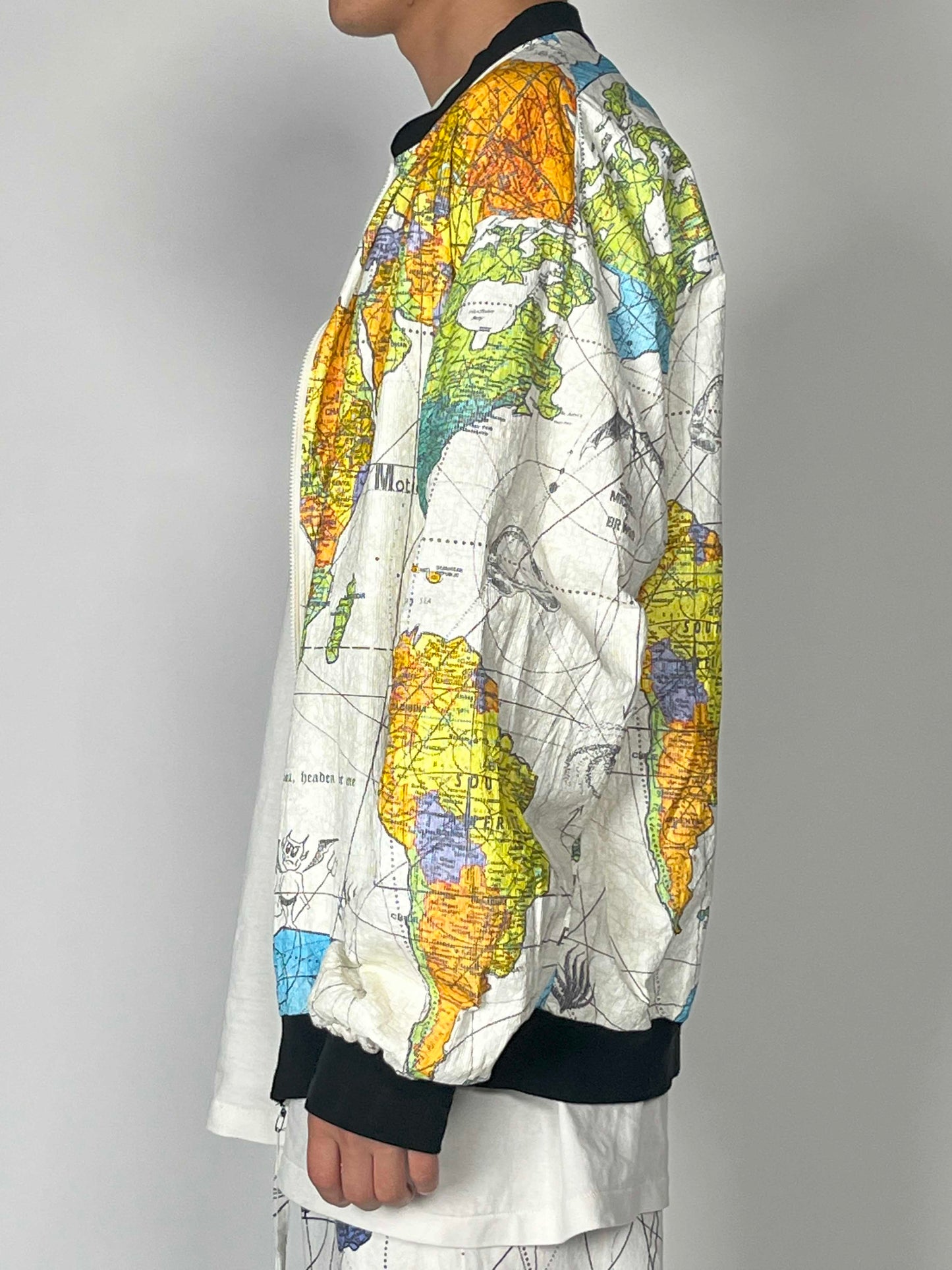 Saint Michael x Dr.Woo World Map Jacket