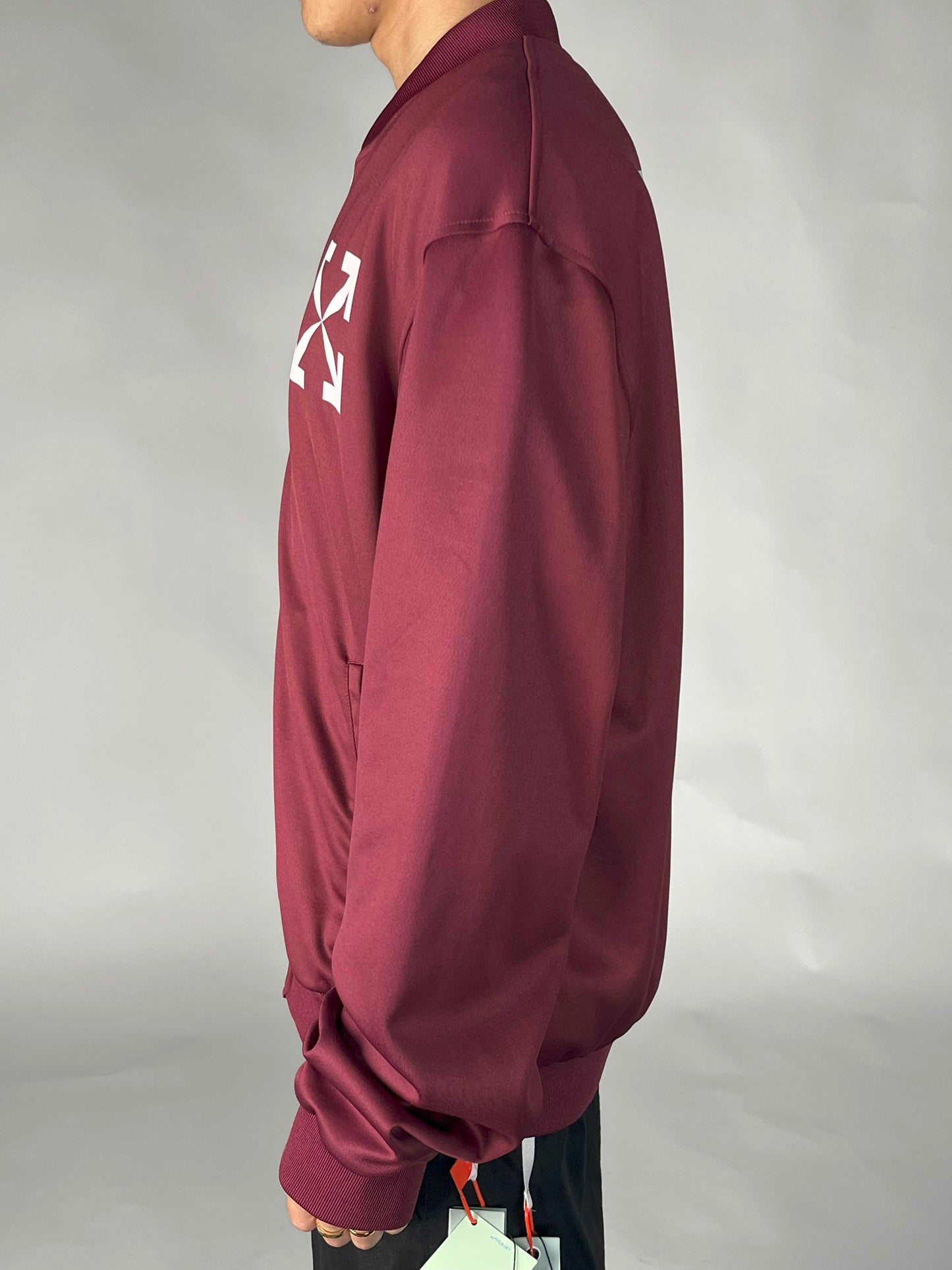 Off-White Single Arrow Slim Tracktop Barolo White