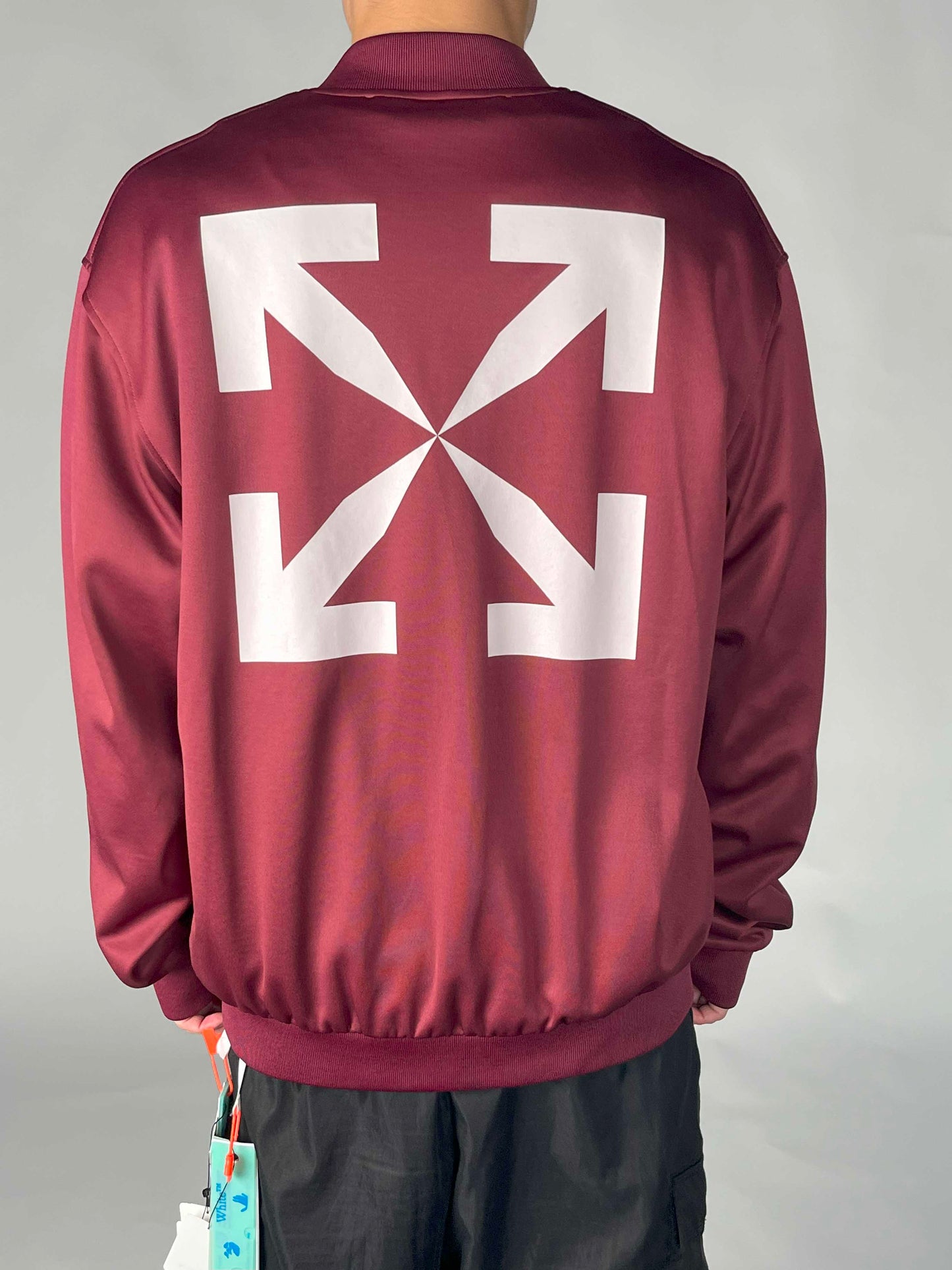Off-White Single Arrow Slim Tracktop Barolo White